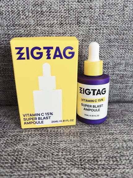 ビタミンC15%スーパーブラストアンプル/ZIGTAG/美容液を使ったクチコミ(1枚目)