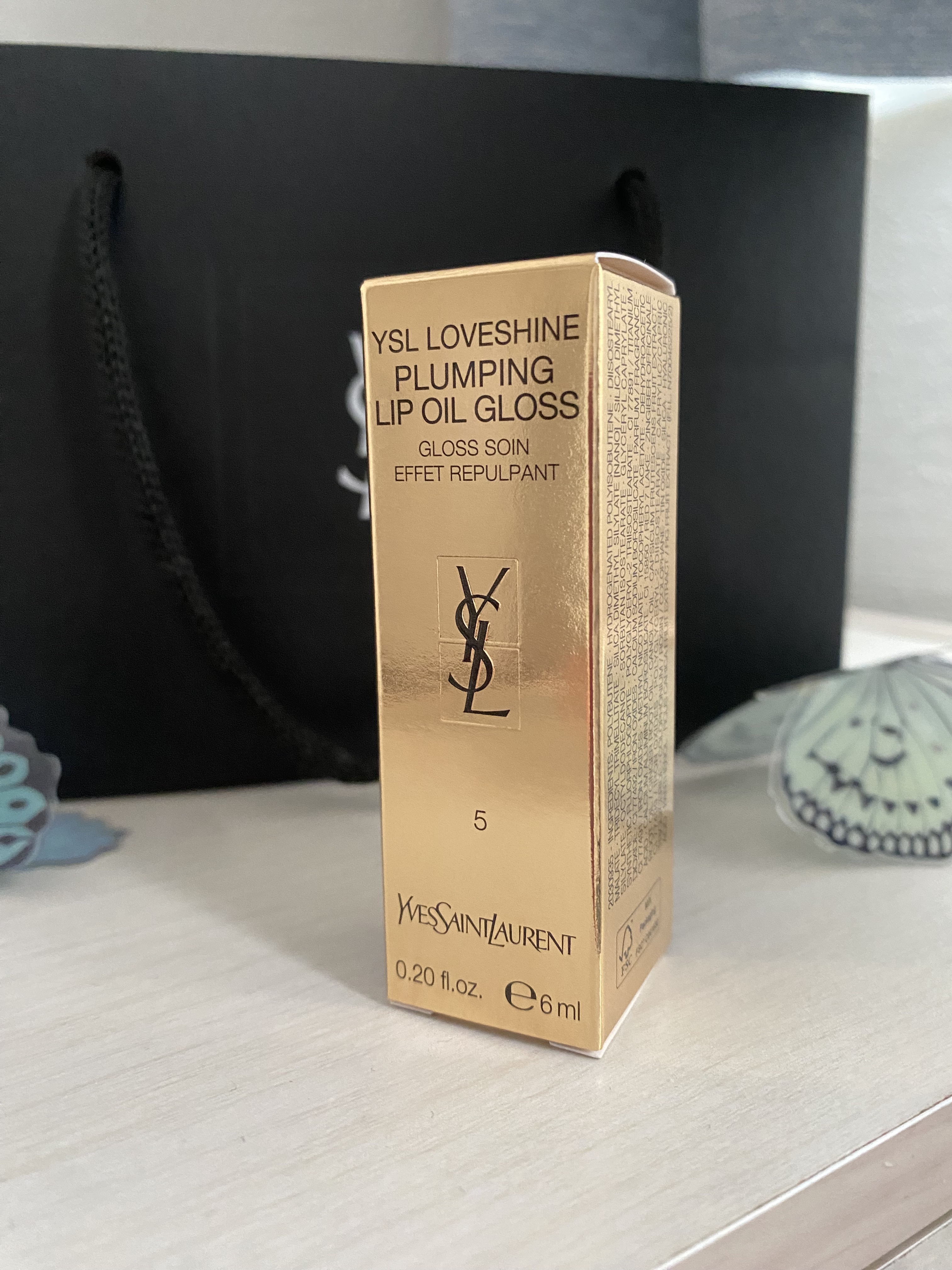 YSL ラブシャイン グロスプランパー #5 カリフォルニア サンシャイン/YVES SAINT LAURENT BEAUTE/リップグロスを使ったクチコミ（3枚目）