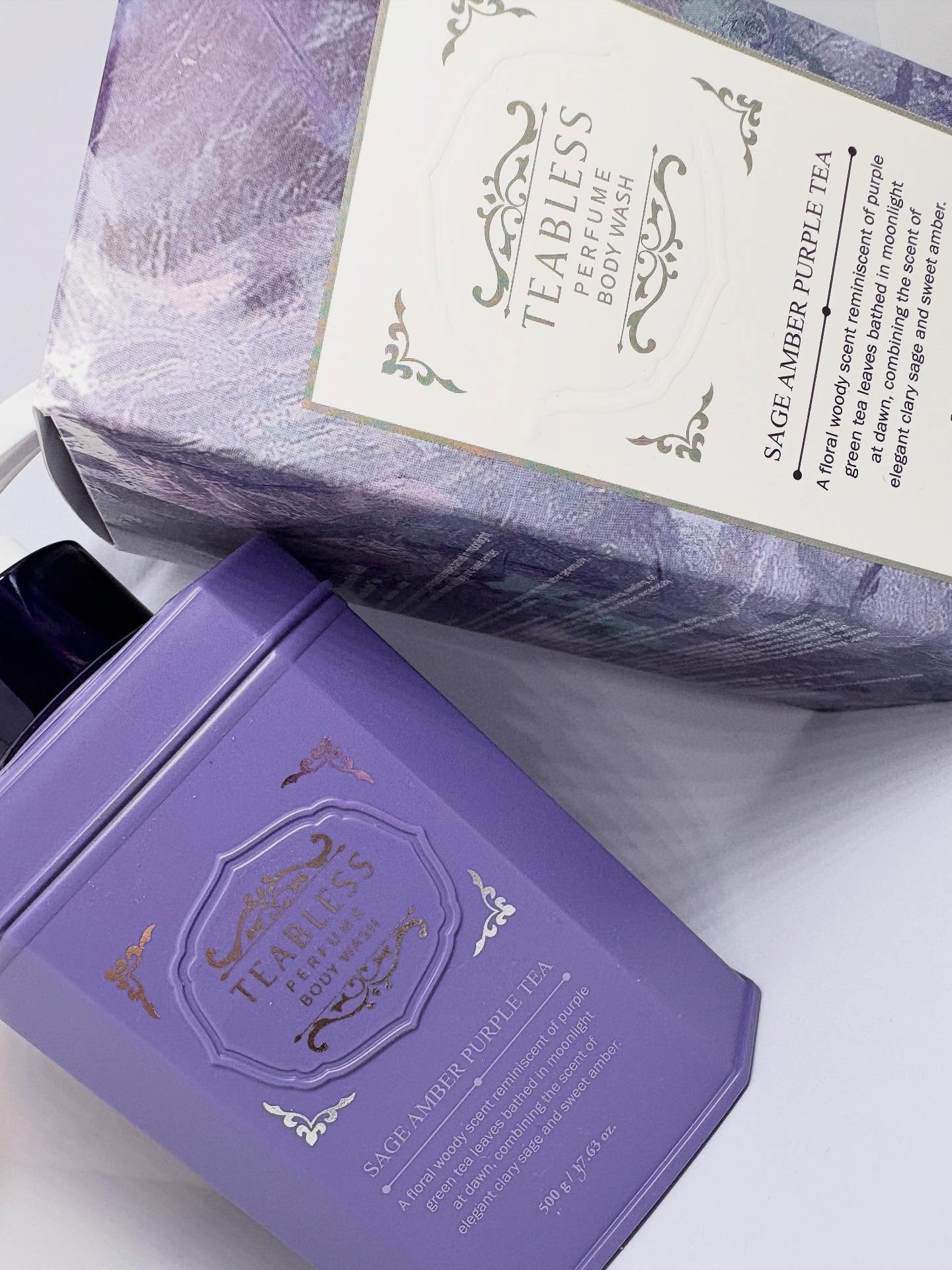 パフュームボディローション セイジアンバーパープルティー/TEABLESS/ボディローションを使ったクチコミ（1枚目）