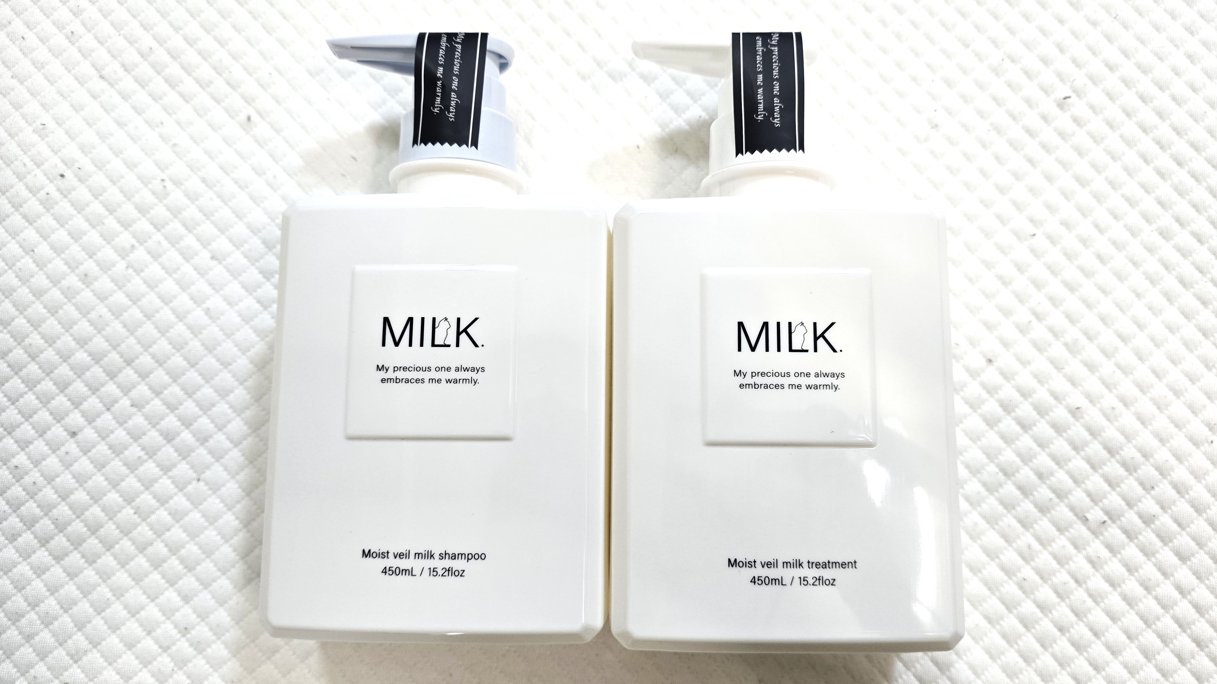 モイストヴェール シャンプー/トリートメント＜無香料＞ シャンプー450mL/MILK./市販シャンプーを使ったクチコミ（1枚目）