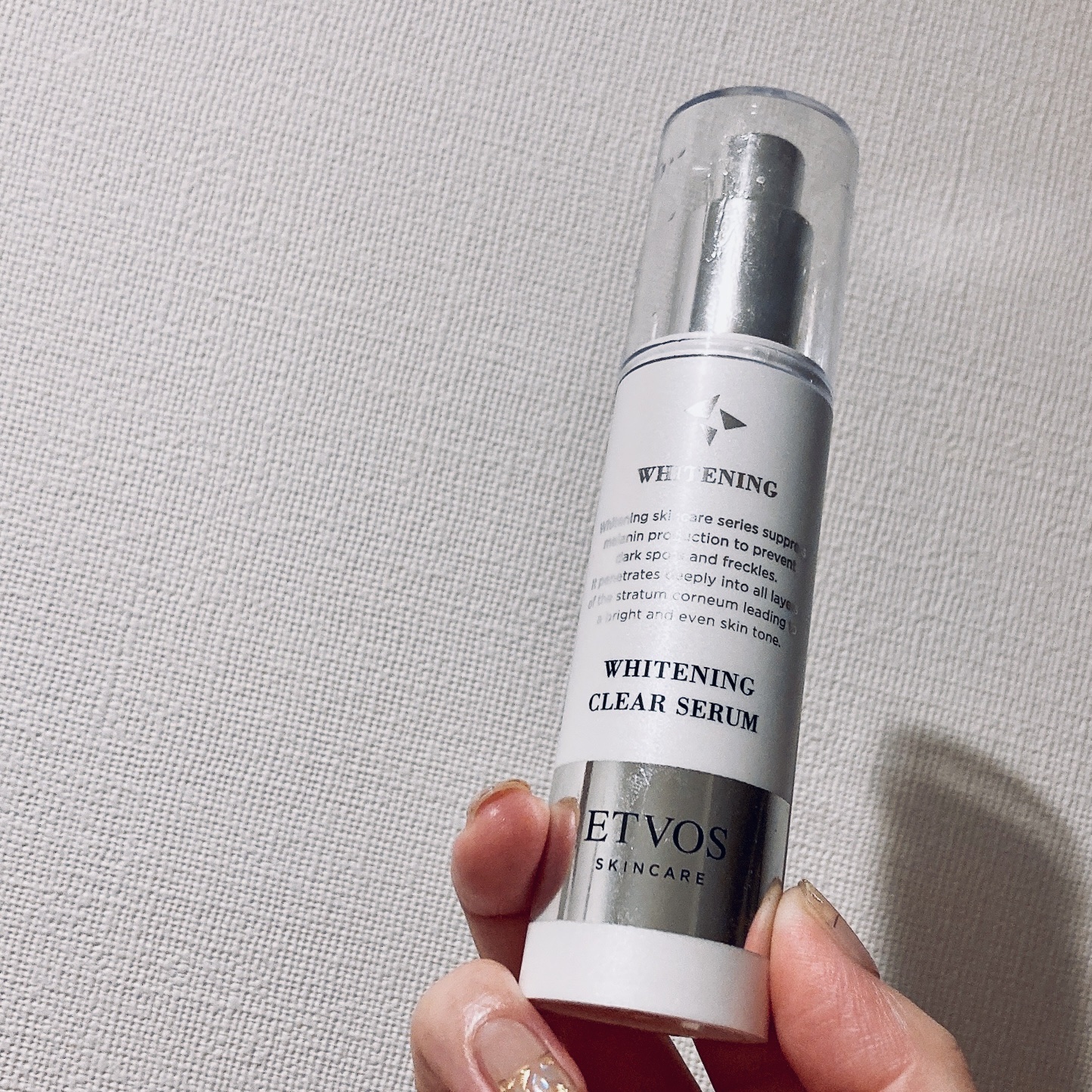 ホワイトニングクリアセラム/エトヴォス/美容液を使ったクチコミ（2枚目）