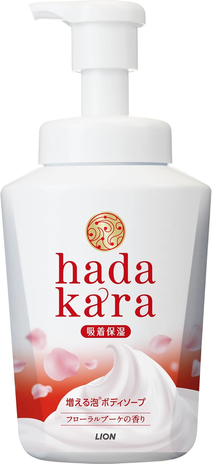 泡で出てくるボディソープ フローラルブーケの香り  / hadakara