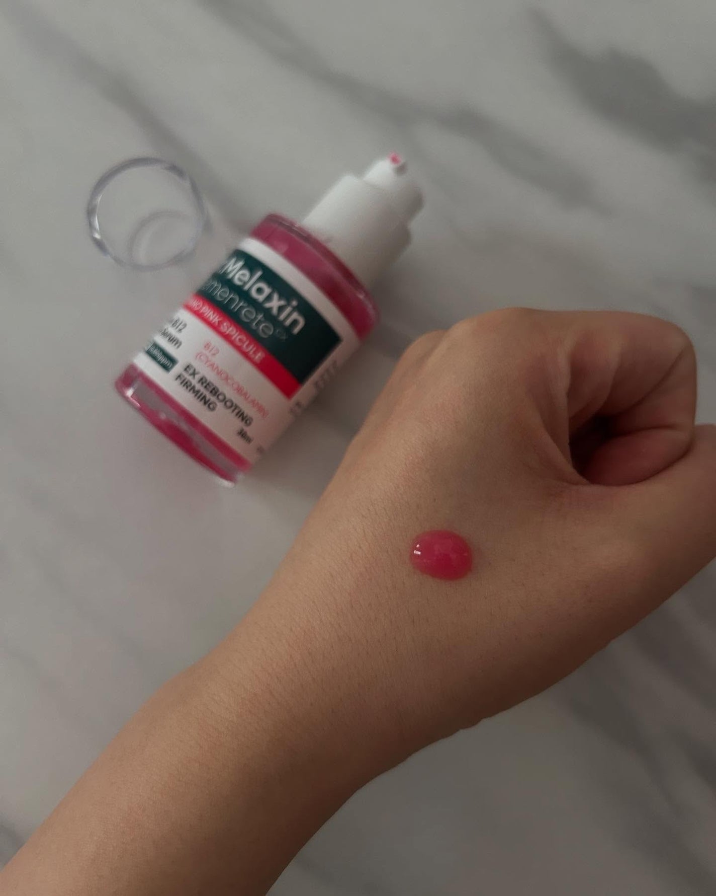 セメンリトシアノ ピンクスピキュールセラム/Dr.Melaxin/美容液を使ったクチコミ(3枚目)