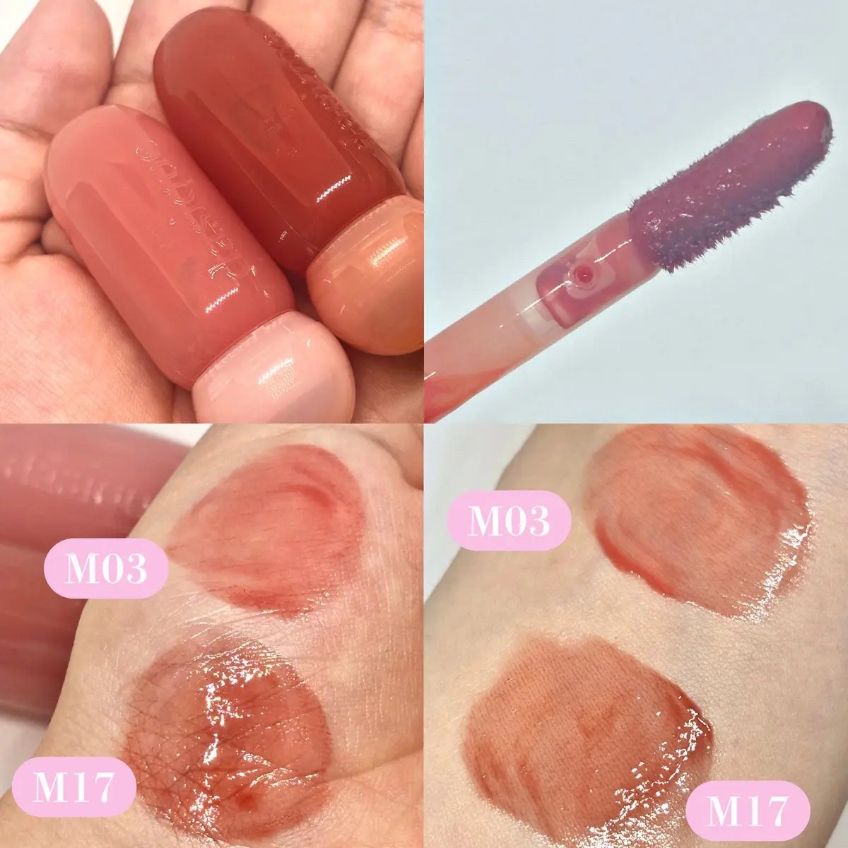 ジューシーデュイティント 13 コーラルフィズ/dasique/リップティントを使ったクチコミ（2枚目）