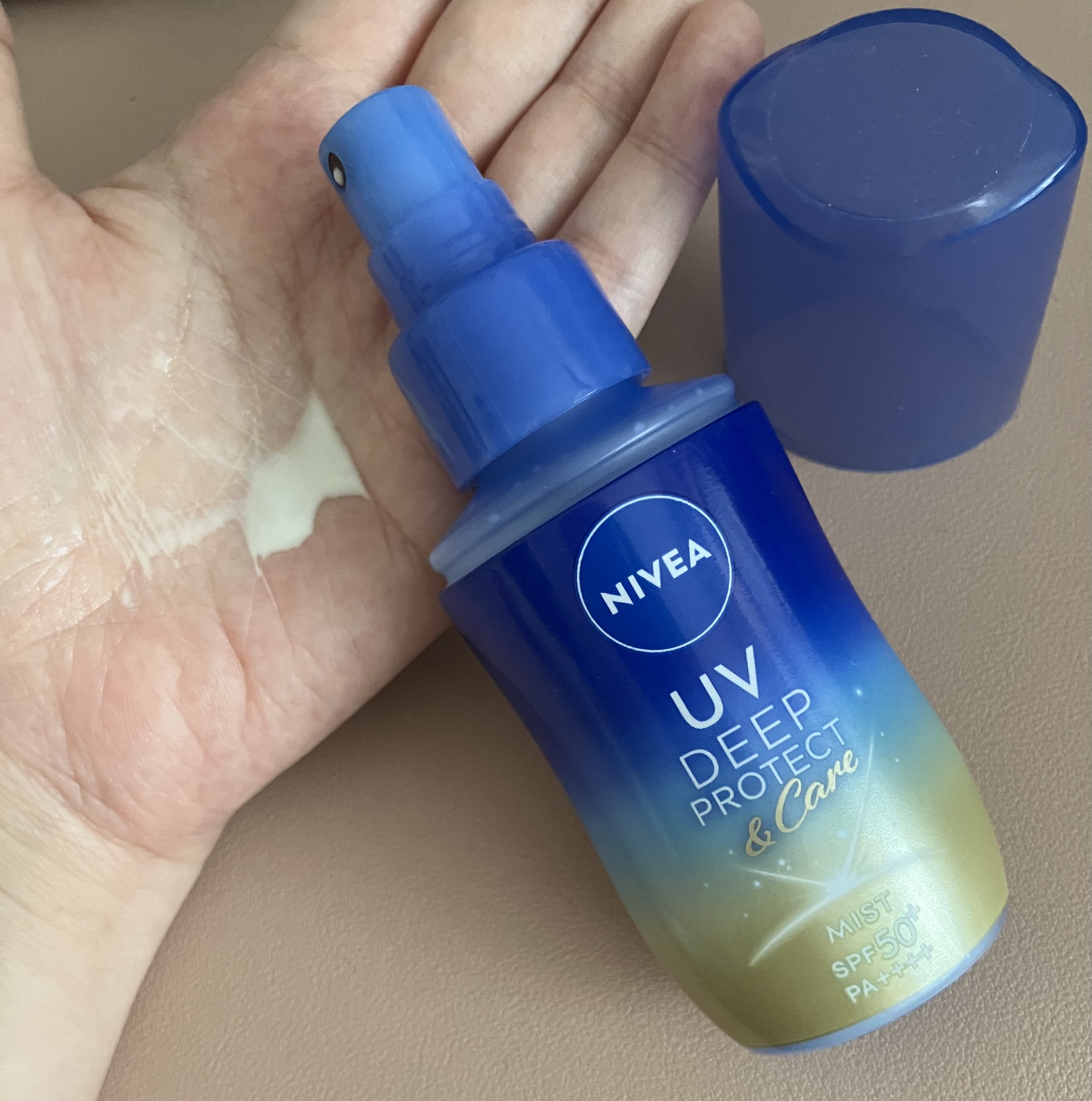 ニベアUV ディーププロテクト＆ケア ミルクミスト/ニベア/日焼け止めミスト・スプレーを使ったクチコミ（3枚目）