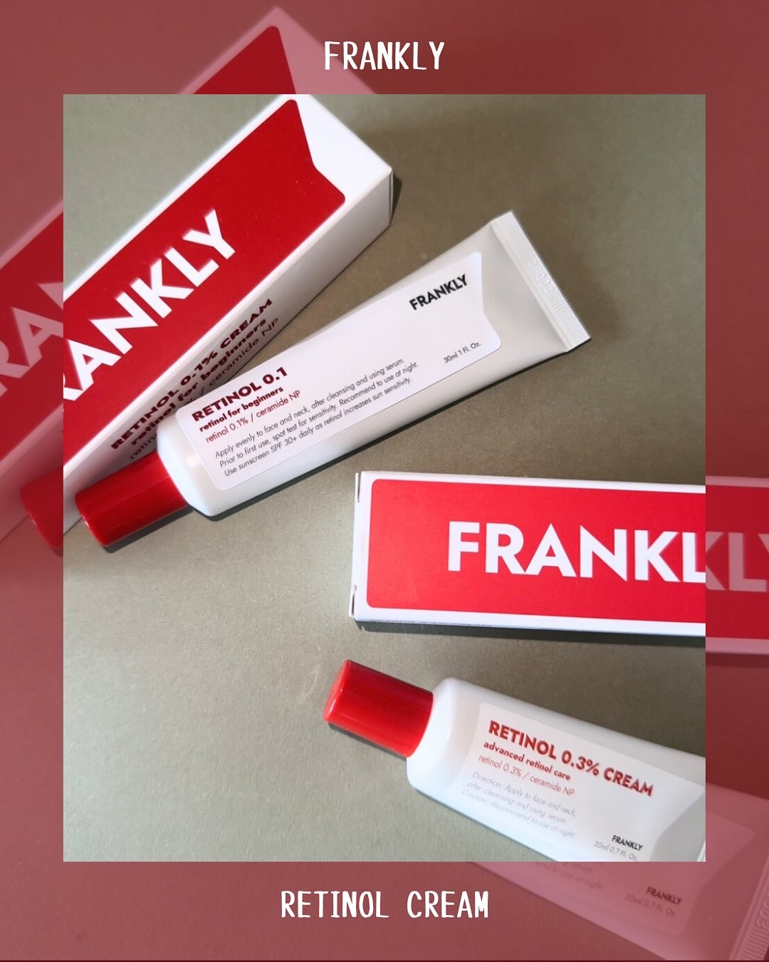 レチノール0.1％クリーム/Frankly/フェイスクリームを使ったクチコミ（2枚目）