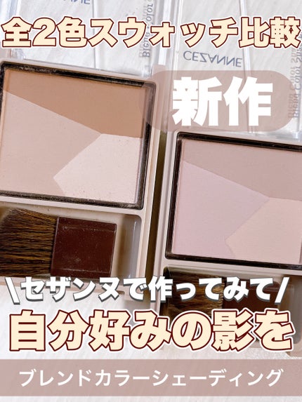 ブレンドカラーシェーディング/CEZANNE/シェーディングを使ったクチコミ(1枚目)