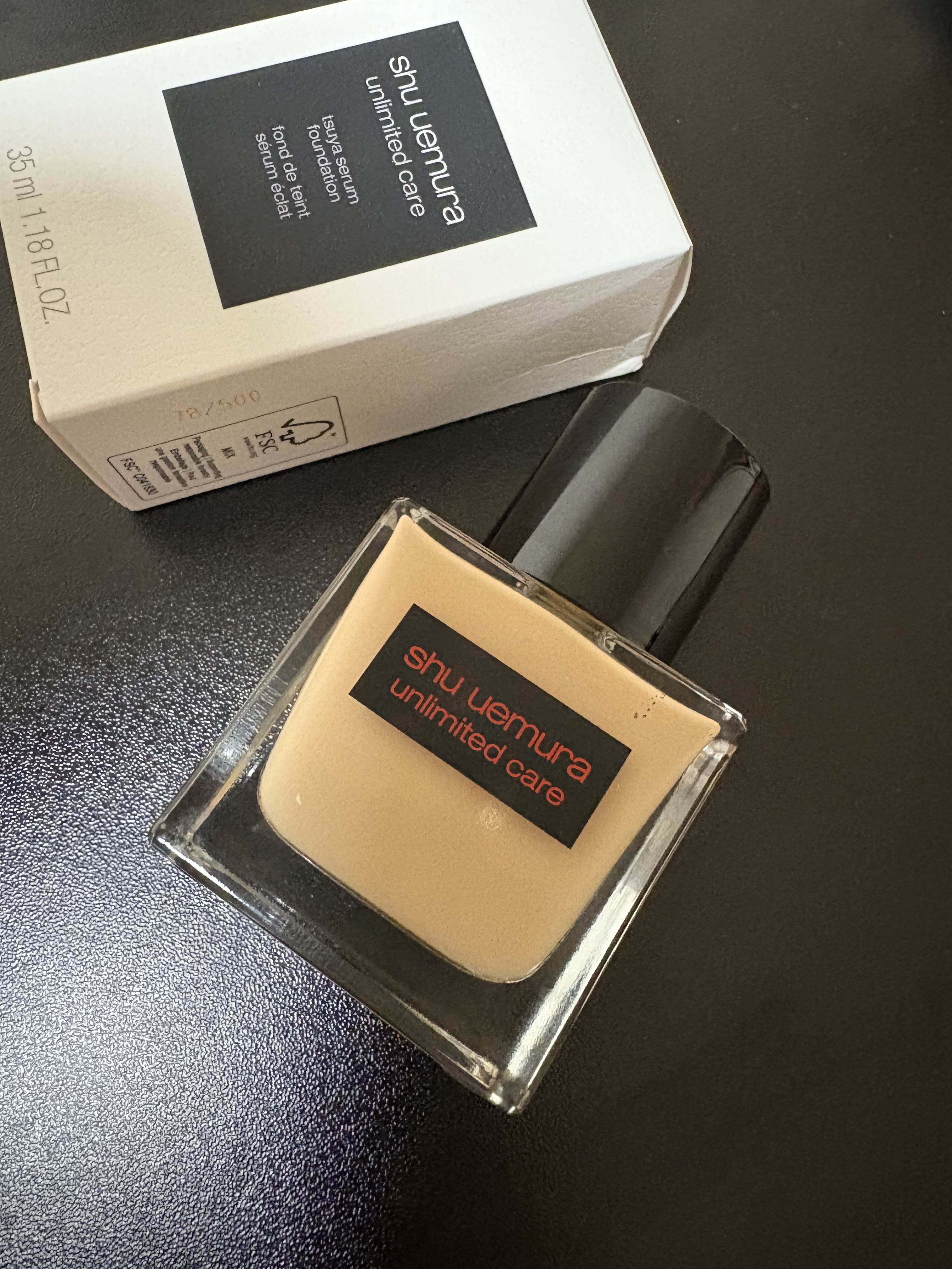 アンリミテッド ケア ツヤ セラム ファンデーション/shu uemura/リキッドファンデーションを使ったクチコミ（1枚目）