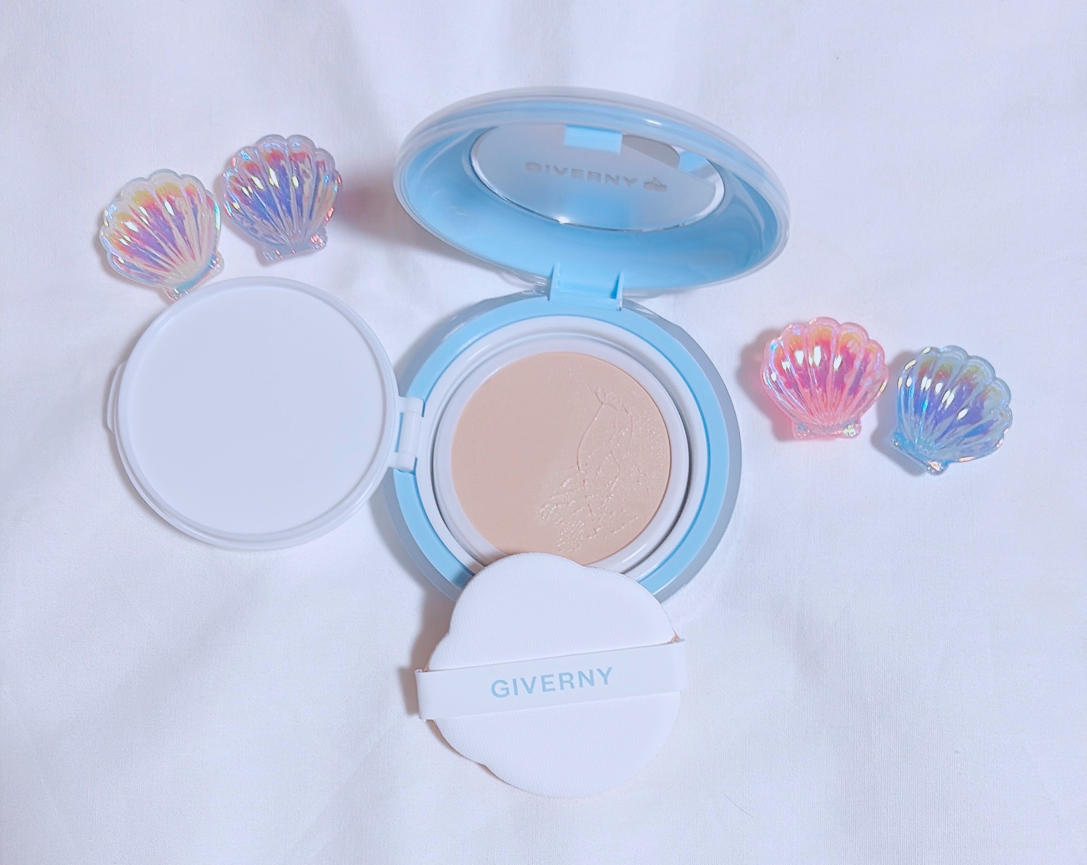 クラウドメッシュクッション/GIVERNY/クッションファンデーションを使ったクチコミ（2枚目）