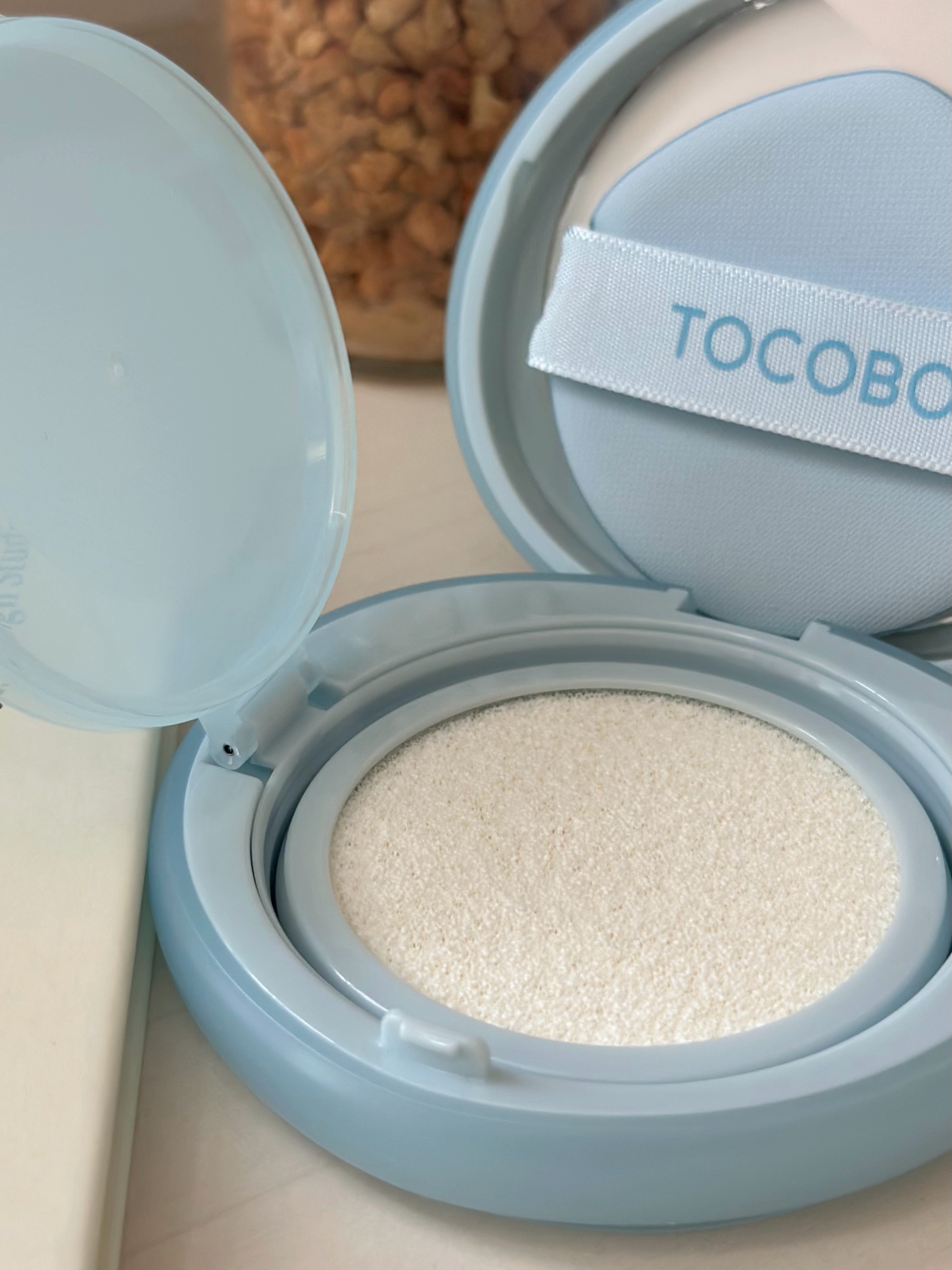 ブラーフィニッシュサンクッション/TOCOBO/日焼け止めパウダーを使ったクチコミ（3枚目）