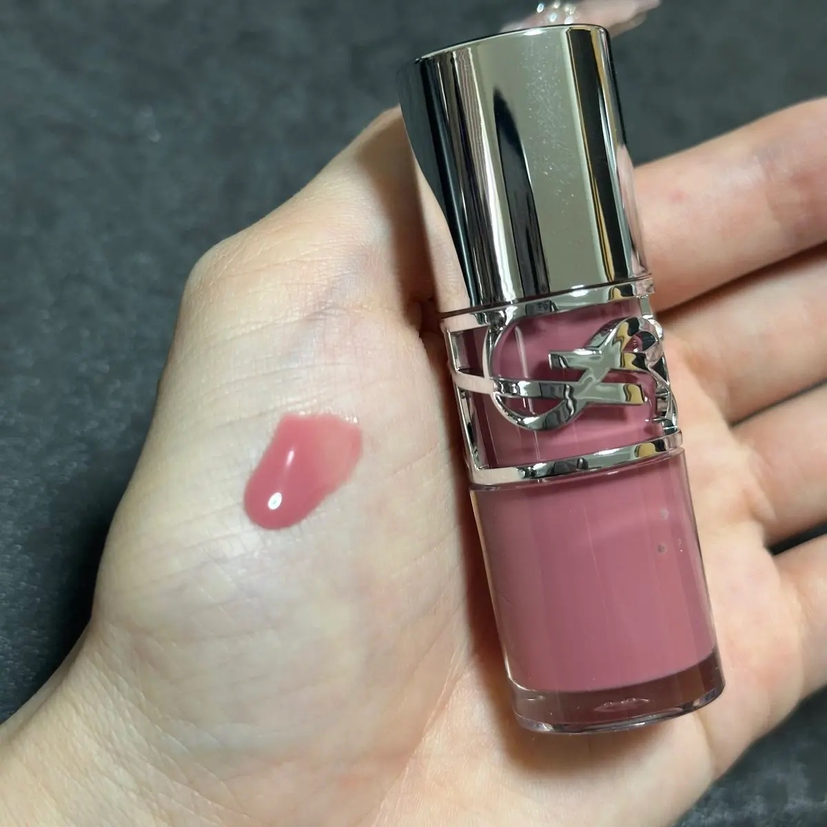 YSL ラブシャイン グロスプランパー #44 ヌード ラヴァリエール/YVES SAINT LAURENT BEAUTE/リップグロスを使ったクチコミ（1枚目）