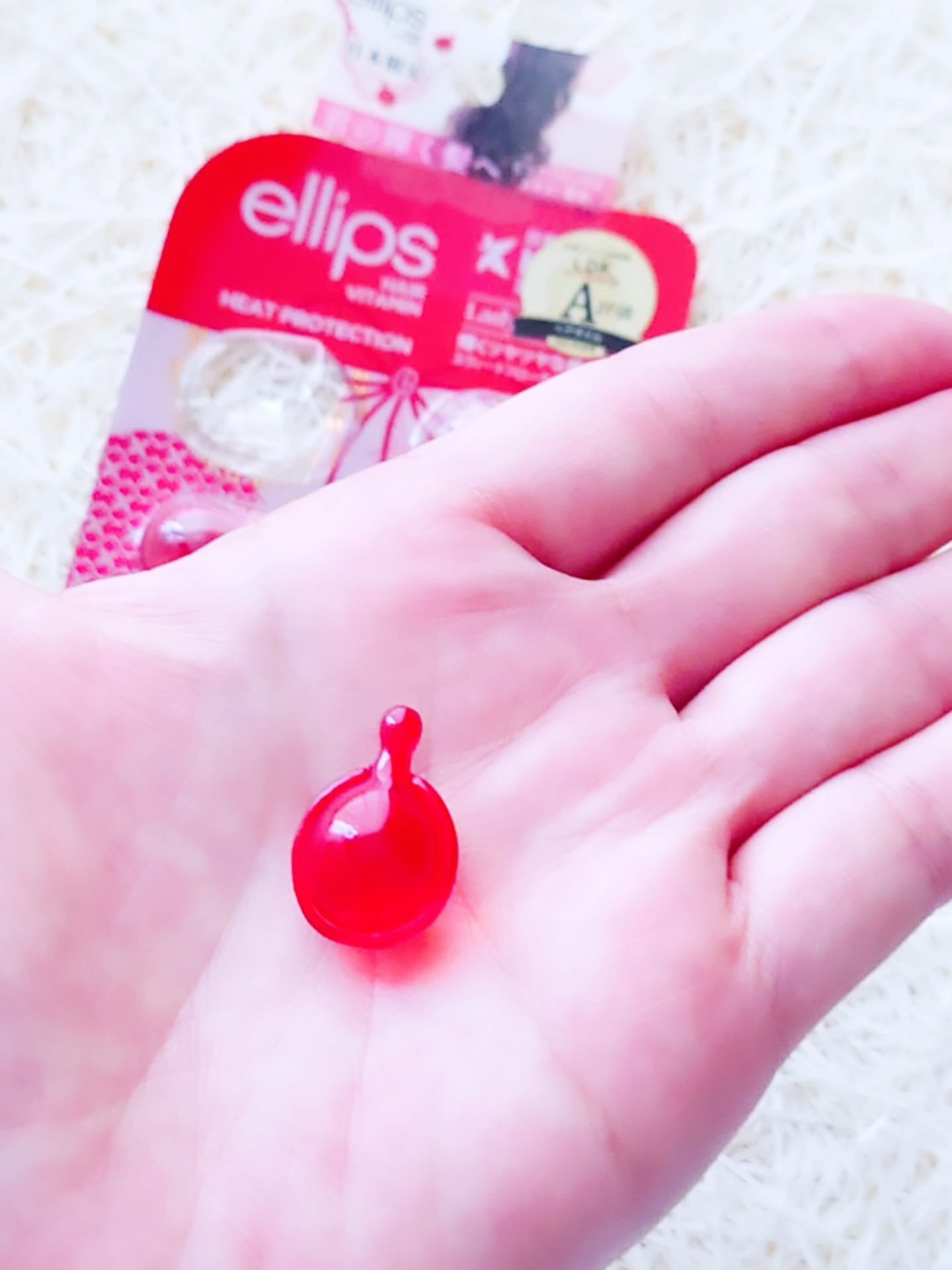 『日本限定』　ヘアーオイル【レディシャイニー】/ellips/ヘアオイルを使ったクチコミ（2枚目）