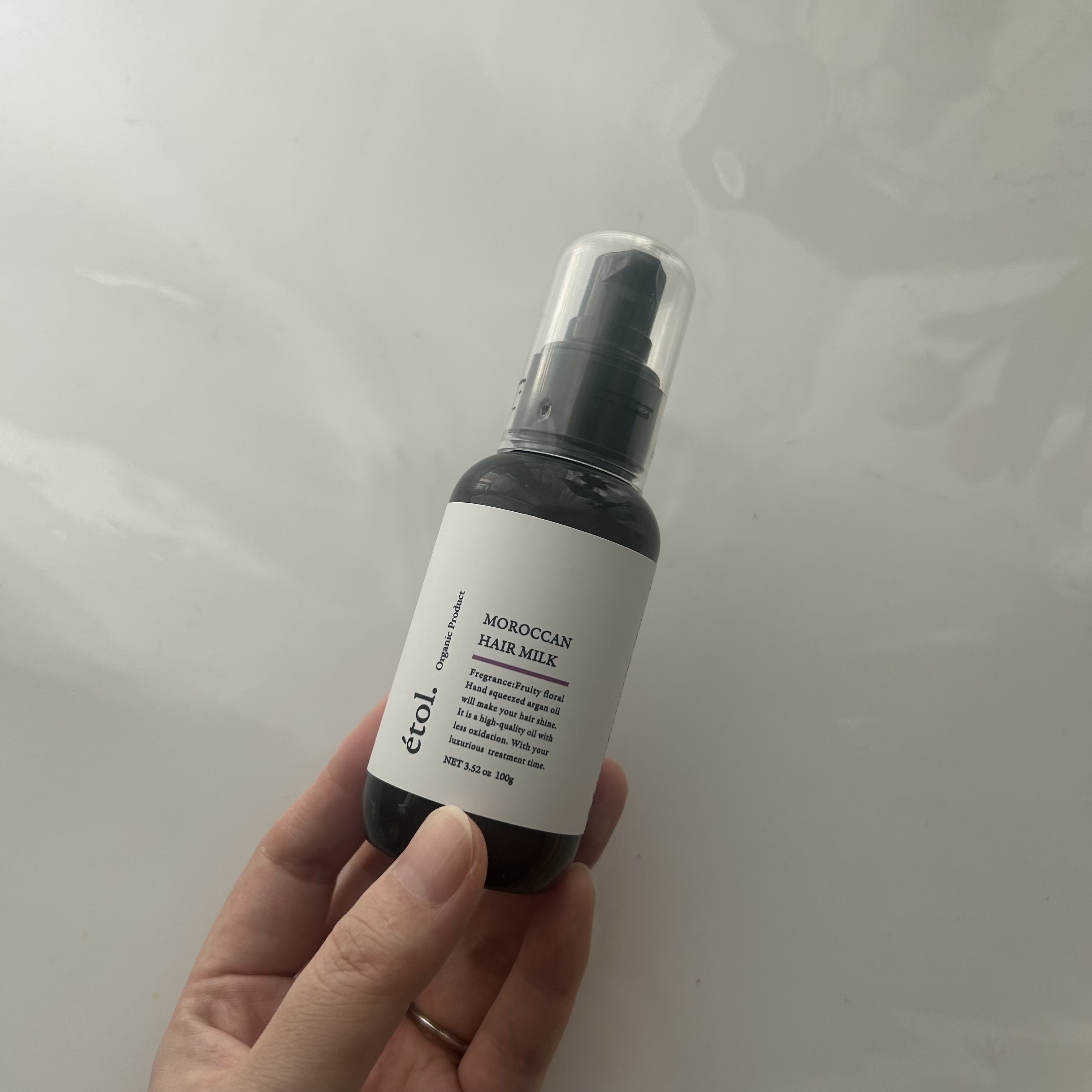 Moroccan hair milk/etol./ヘアミルクを使ったクチコミ（3枚目）