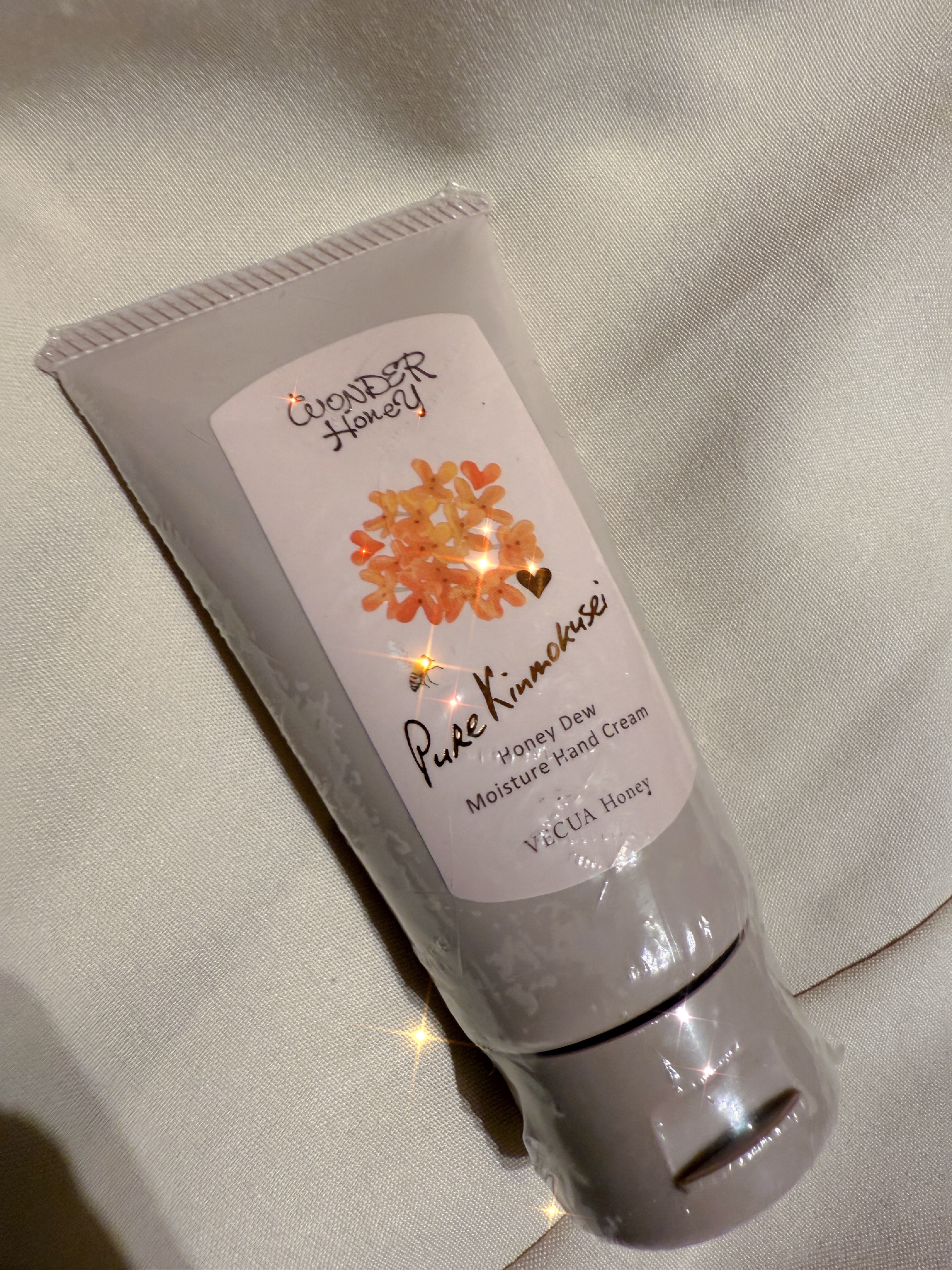 ワンダーハニー とろとろハンドクリーム ピュアキンモクセイ/VECUA Honey/ハンドクリームを使ったクチコミ（1枚目）