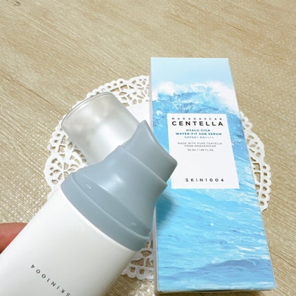 ヒアルーシカ ウォーターフィット サンセラム/SKIN1004/日焼け止めローションを使ったクチコミ(4枚目)