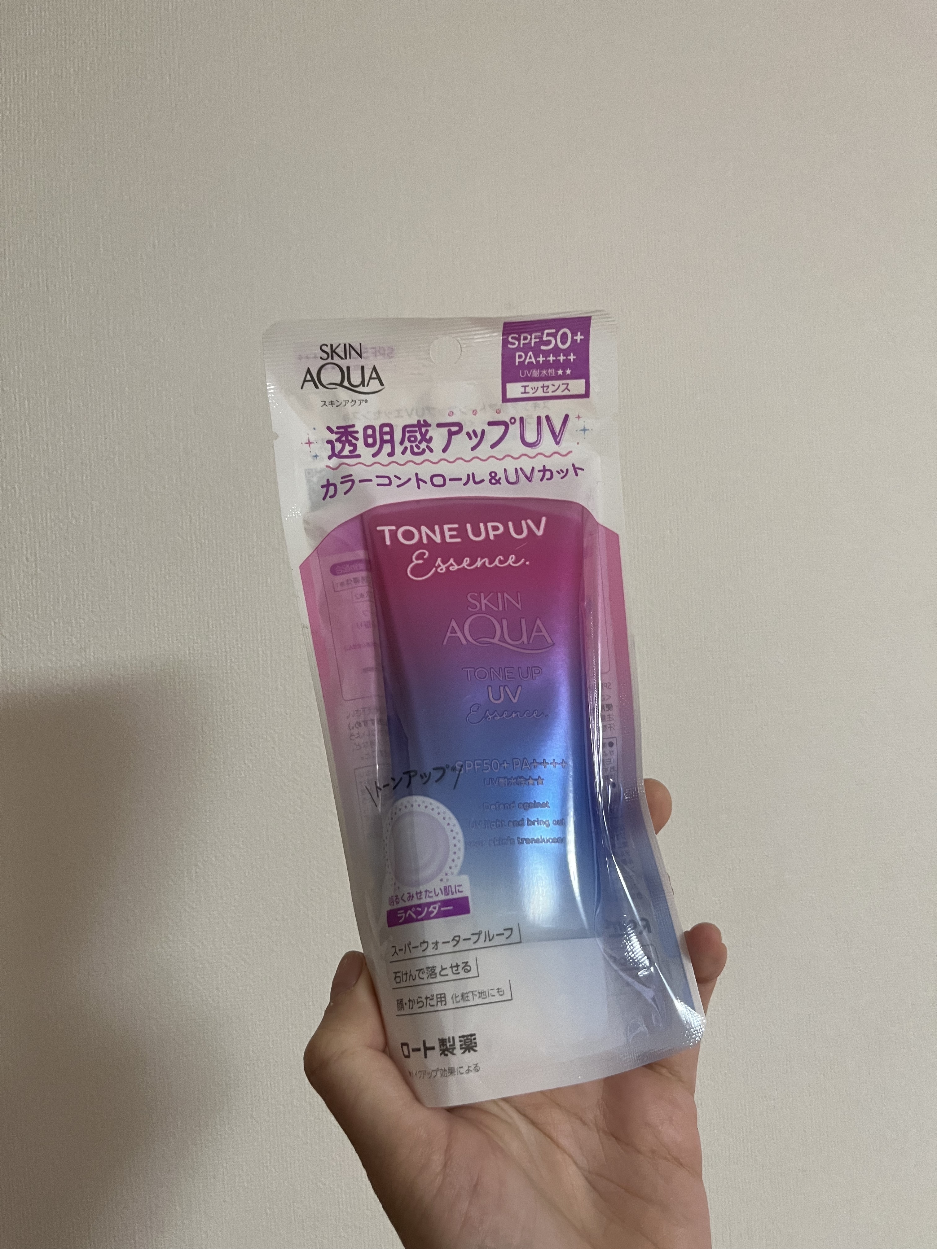 スキンアクア トーンアップUVエッセンス/スキンアクア/日焼け止めクリームを使ったクチコミ（1枚目）