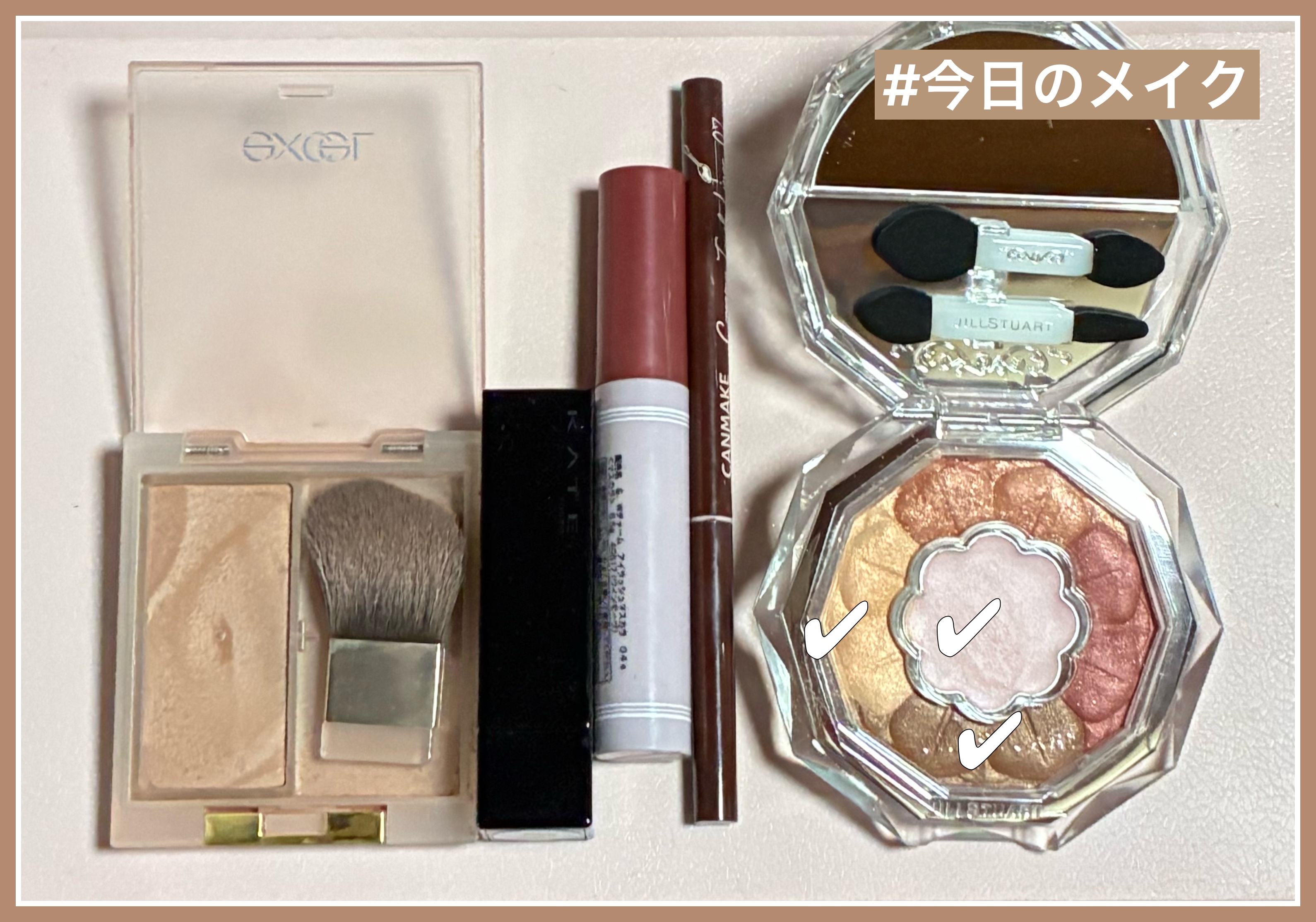 ジルスチュアート ブルームクチュール アイズ ガーランドウィズユー 30 pink marguerite dream/JILL STUART/アイシャドウパレットを使ったクチコミ（1枚目）