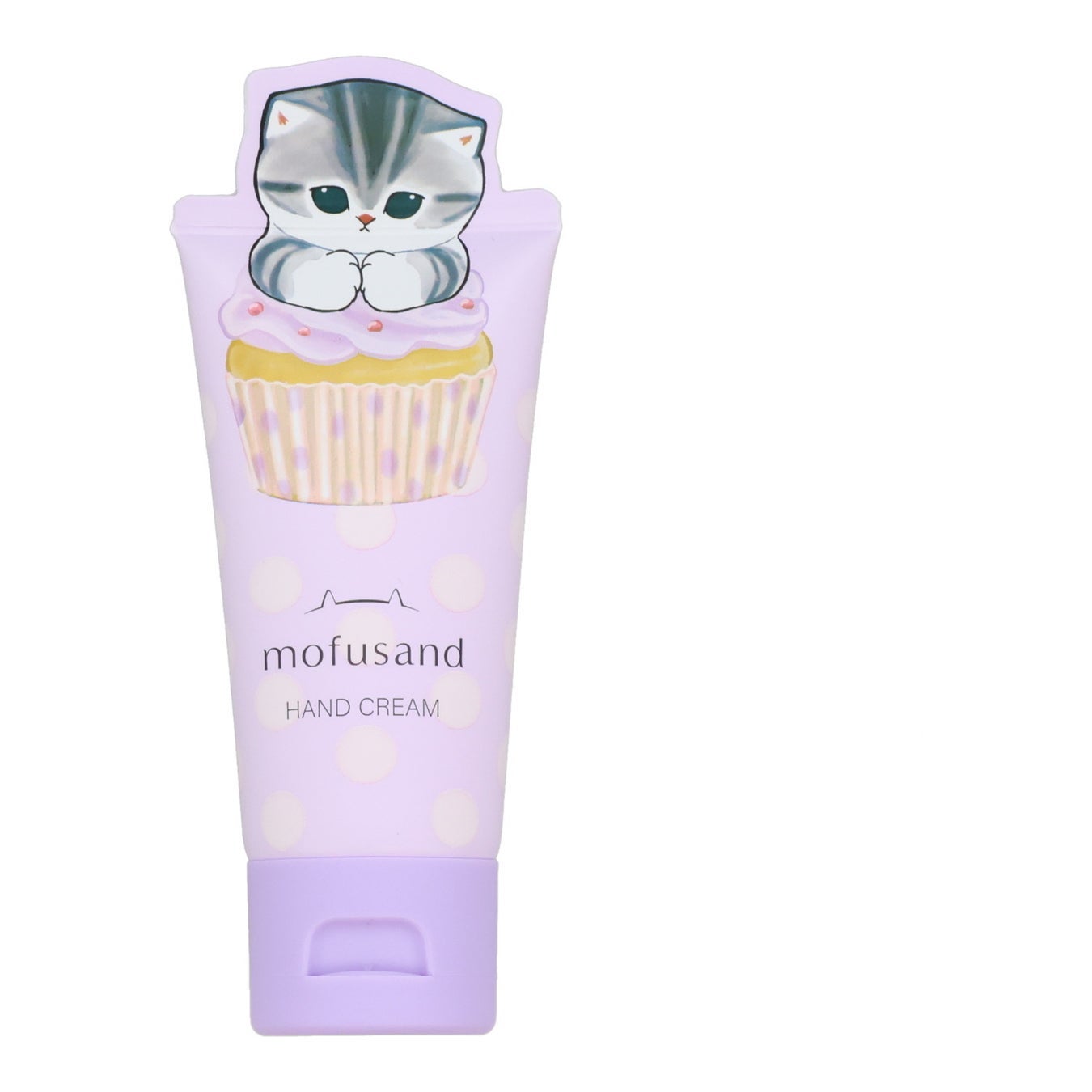 mofusand ダイカットハンドクリーム 〈パープル〉*ハニー&ラベンダーの香り SHOBIDO