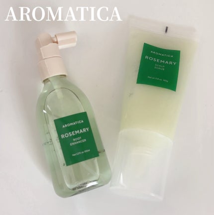 ローズマリー スカルプ スクラブ/AROMATICA/ヘッドスクラブを使ったクチコミ(1枚目)