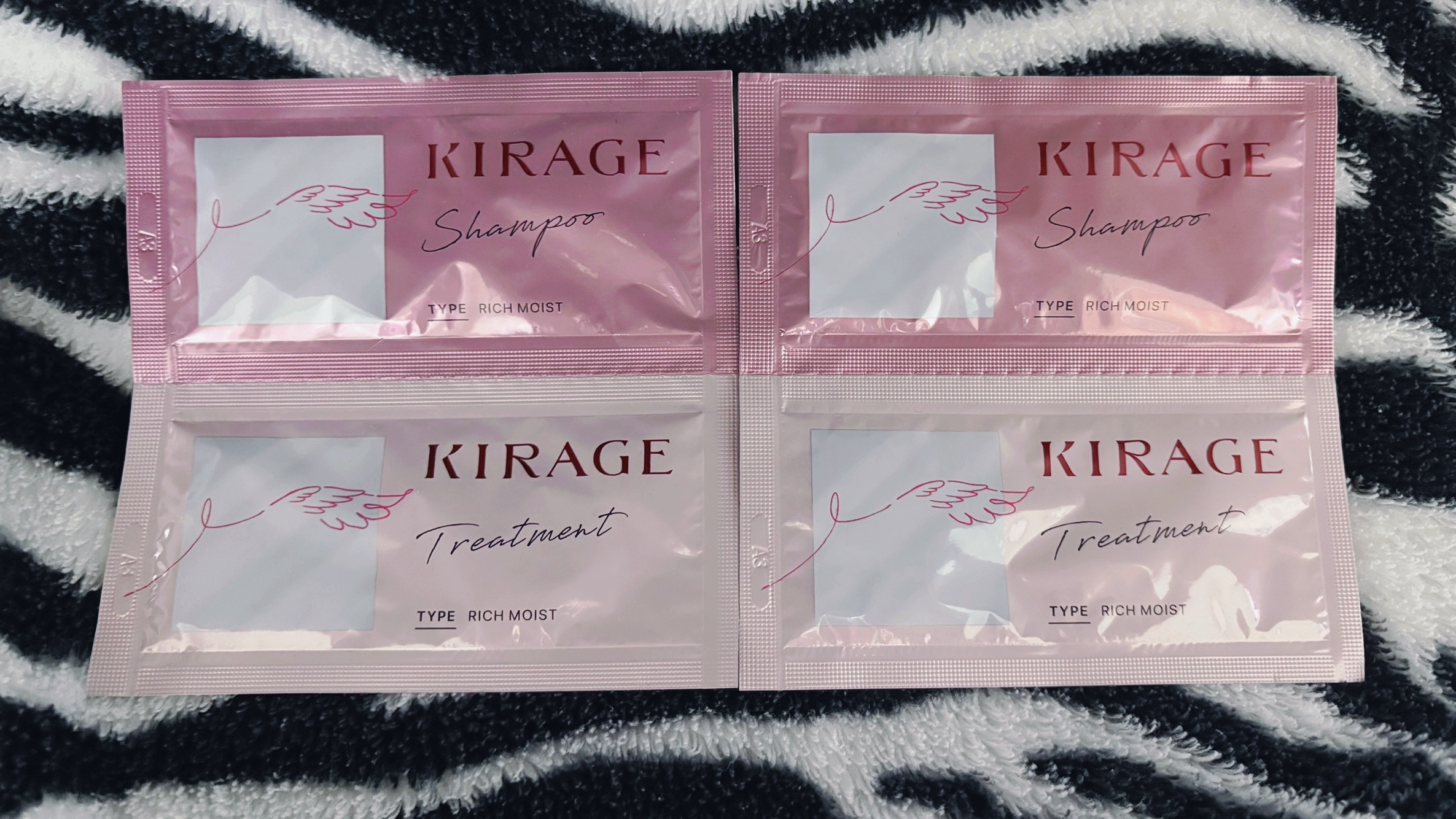 リッチモイスト シャンプー/ヘアトリートメント シャンプー10mL＋ヘアトリートメント10mL/キラージュ/市販シャンプーを使ったクチコミ（1枚目）