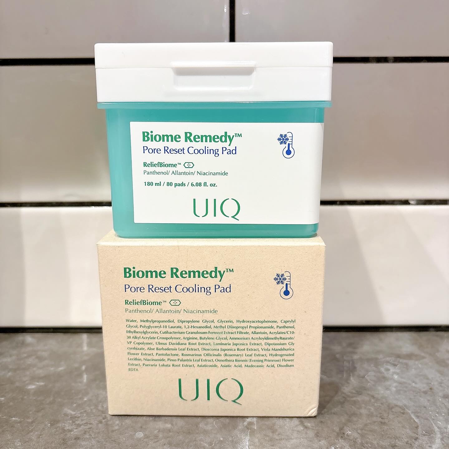 バイオームレメディポアリセットクーリングパッド/UIQ/トナーパッドを使ったクチコミ（1枚目）