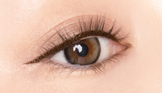 CAROME. ウォータープルーフリキッドアイライナー ブラックブラウン