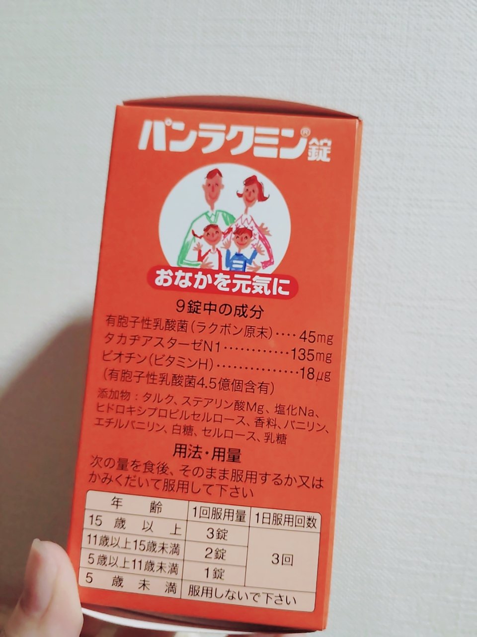 パンラクミン錠/第一三共ヘルスケア/健康サプリメントを使ったクチコミ（3枚目）