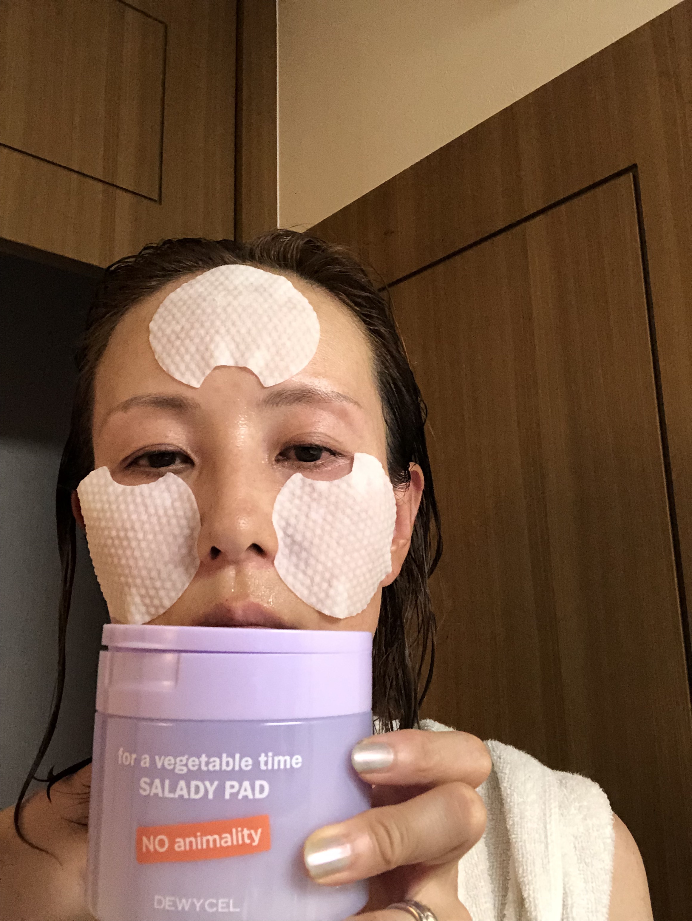 SALADY PAD 70EA/DEWYCEL/拭き取り化粧水を使ったクチコミ（1枚目）