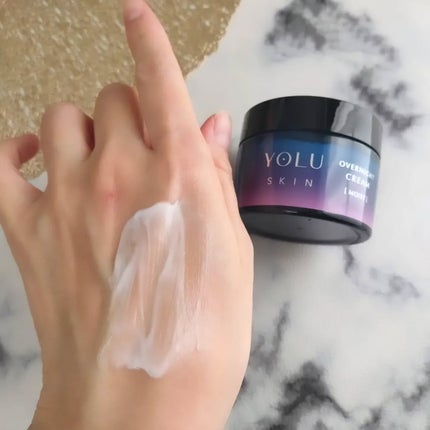 ヨル スキン オーバーナイトクリーム モイスト/YOLU/フェイスクリームを使ったクチコミ(6枚目)