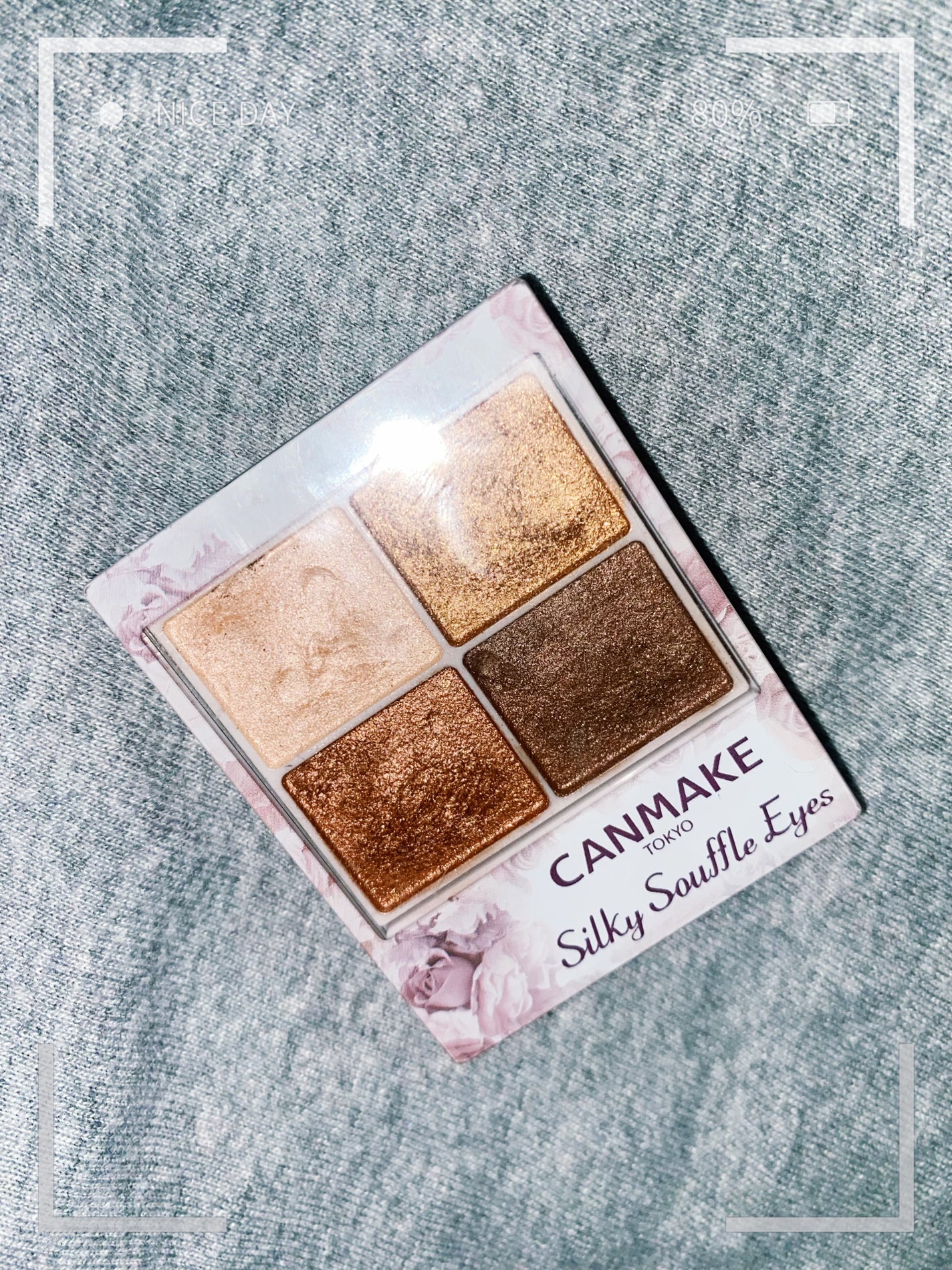 シルキースフレアイズ/キャンメイク/アイシャドウパレットを使ったクチコミ(1枚目)