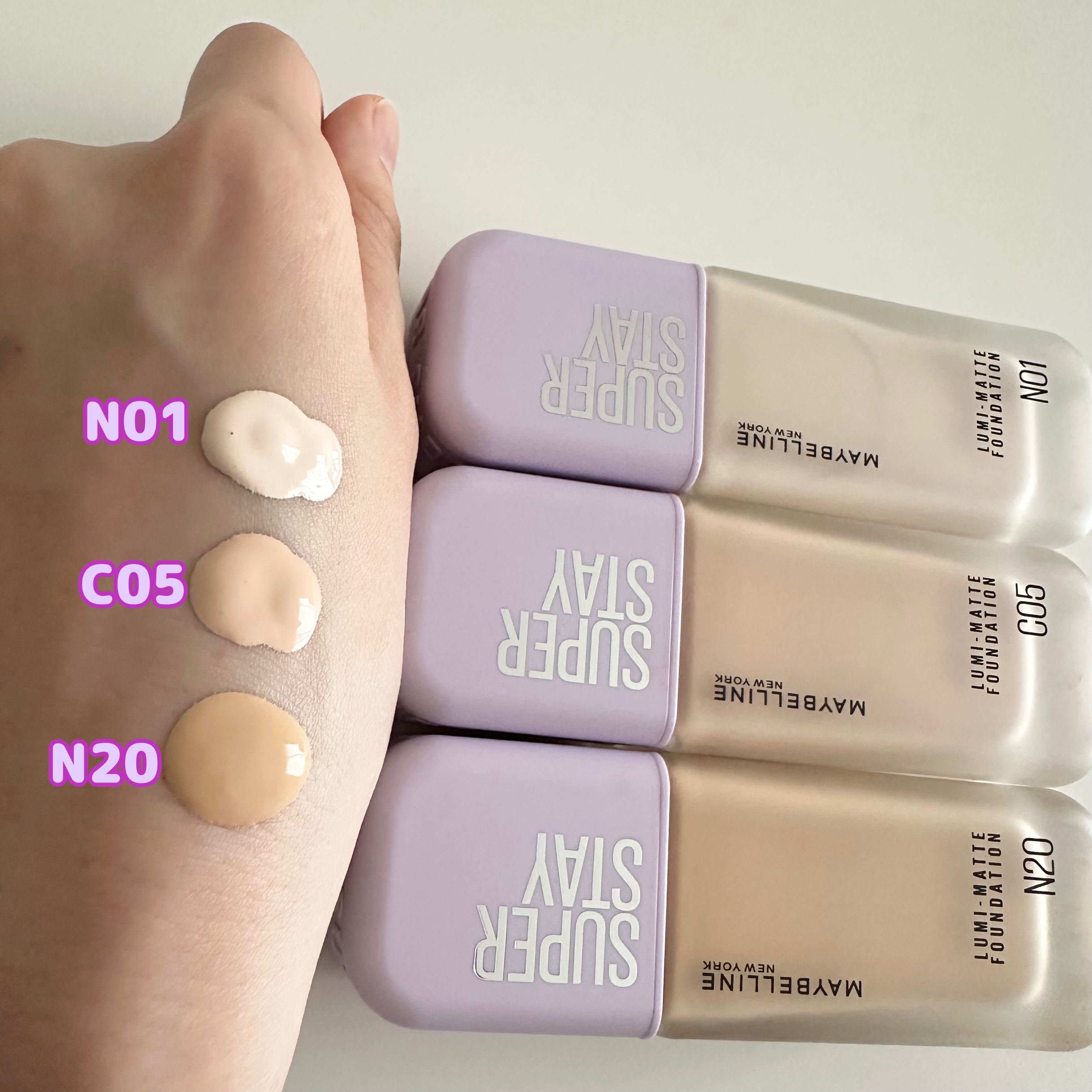 SPステイ ルミマット リキッド ファンデーション/MAYBELLINE NEW YORK/リキッドファンデーションを使ったクチコミ（2枚目）