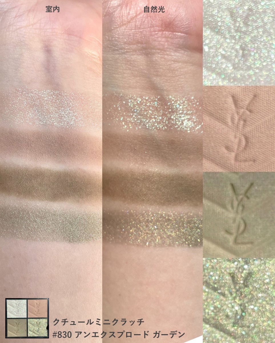 クチュール ミニ クラッチ/YVES SAINT LAURENT BEAUTE/アイシャドウパレットを使ったクチコミ（3枚目）