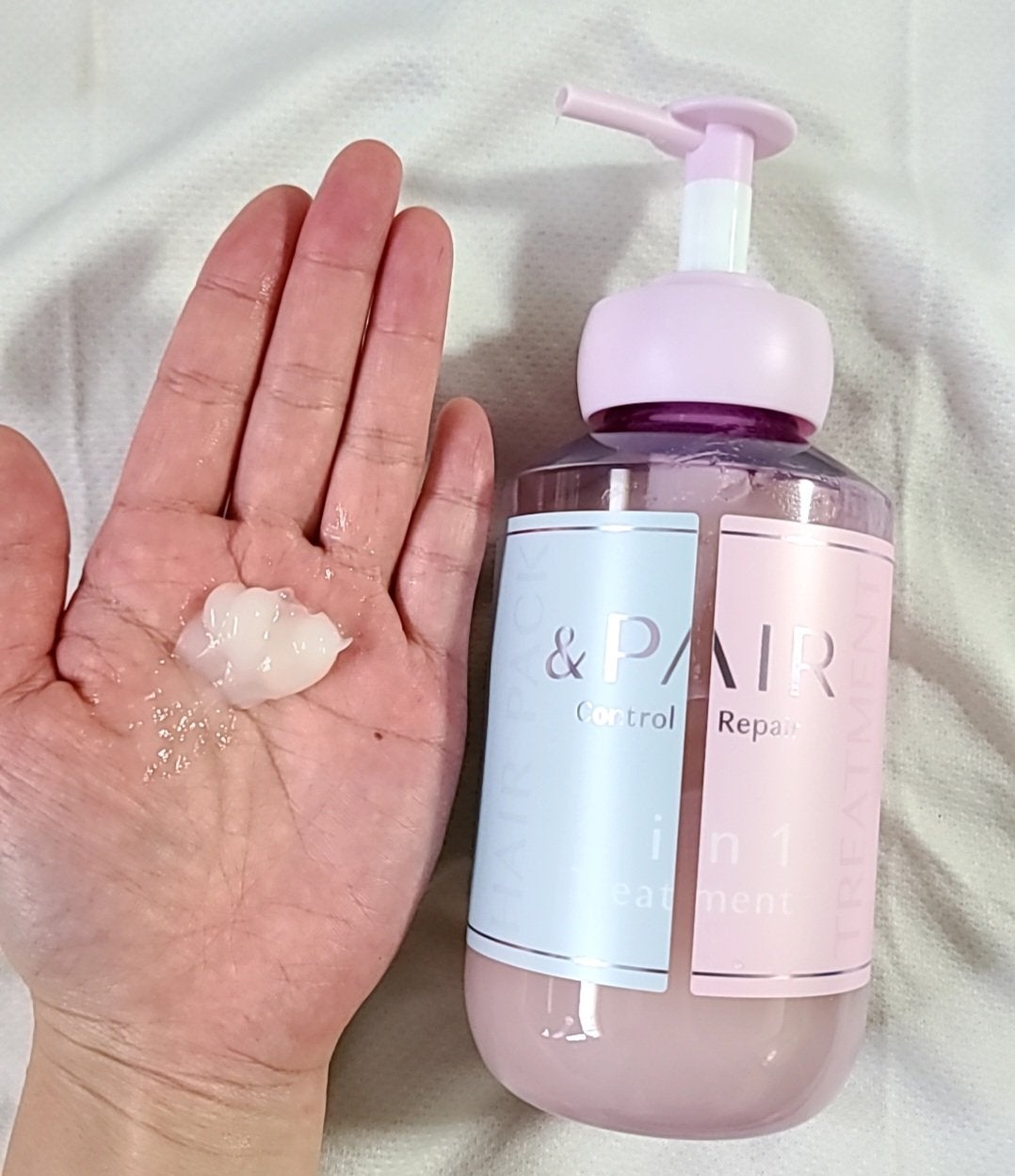 アンドペア コントロール リペア 2in1 シャンプー&ヘアトリートメント/&PAIR/市販シャンプーを使ったクチコミ(3枚目)