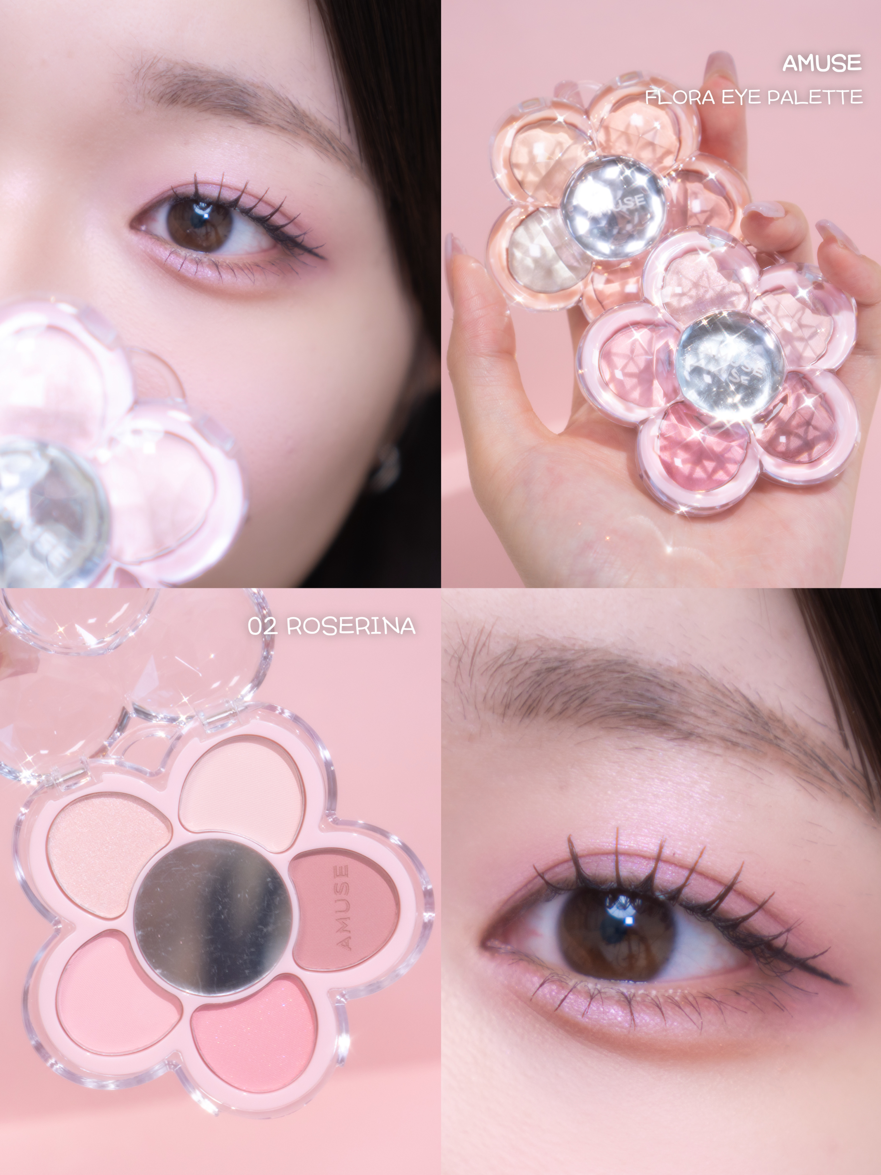 フローラアイパレット/AMUSE/アイシャドウを使ったクチコミ（1枚目）