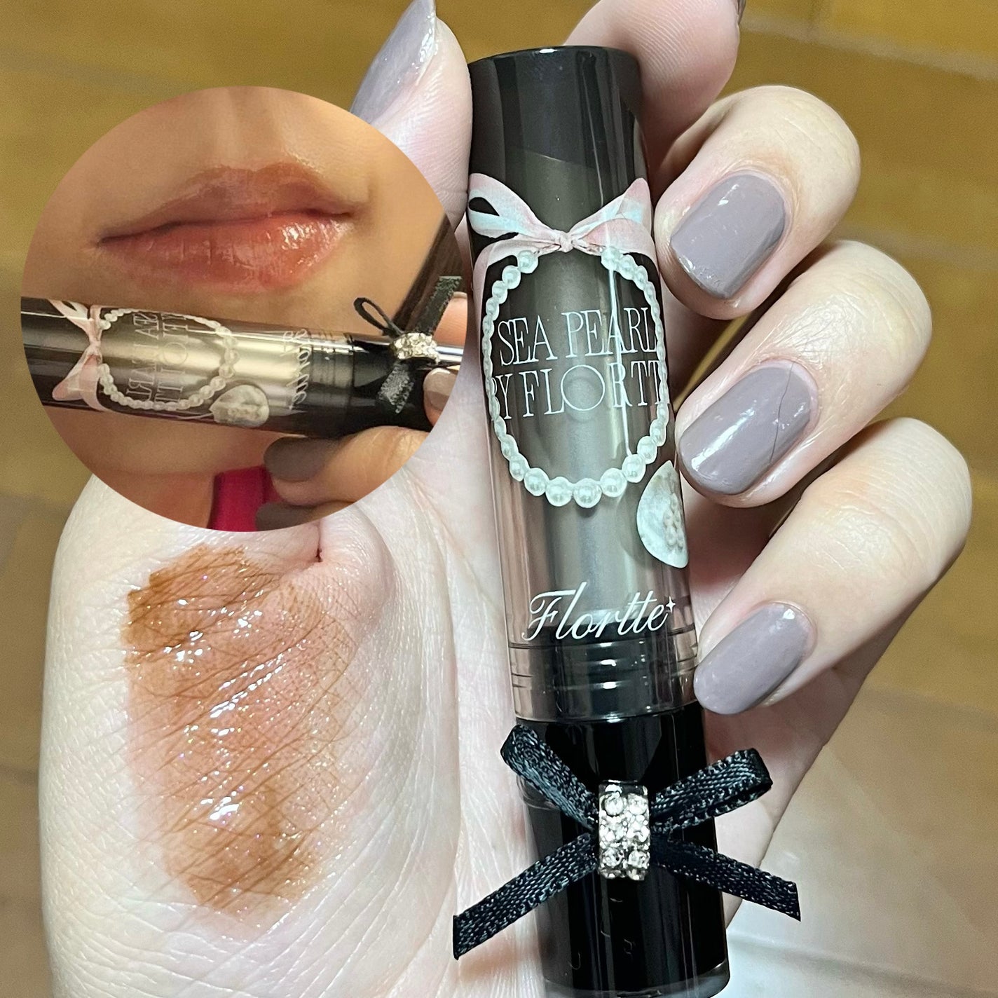 Glass Sea ソリッドリップグロス/FLORTTE/リップグロスを使ったクチコミ(1枚目)