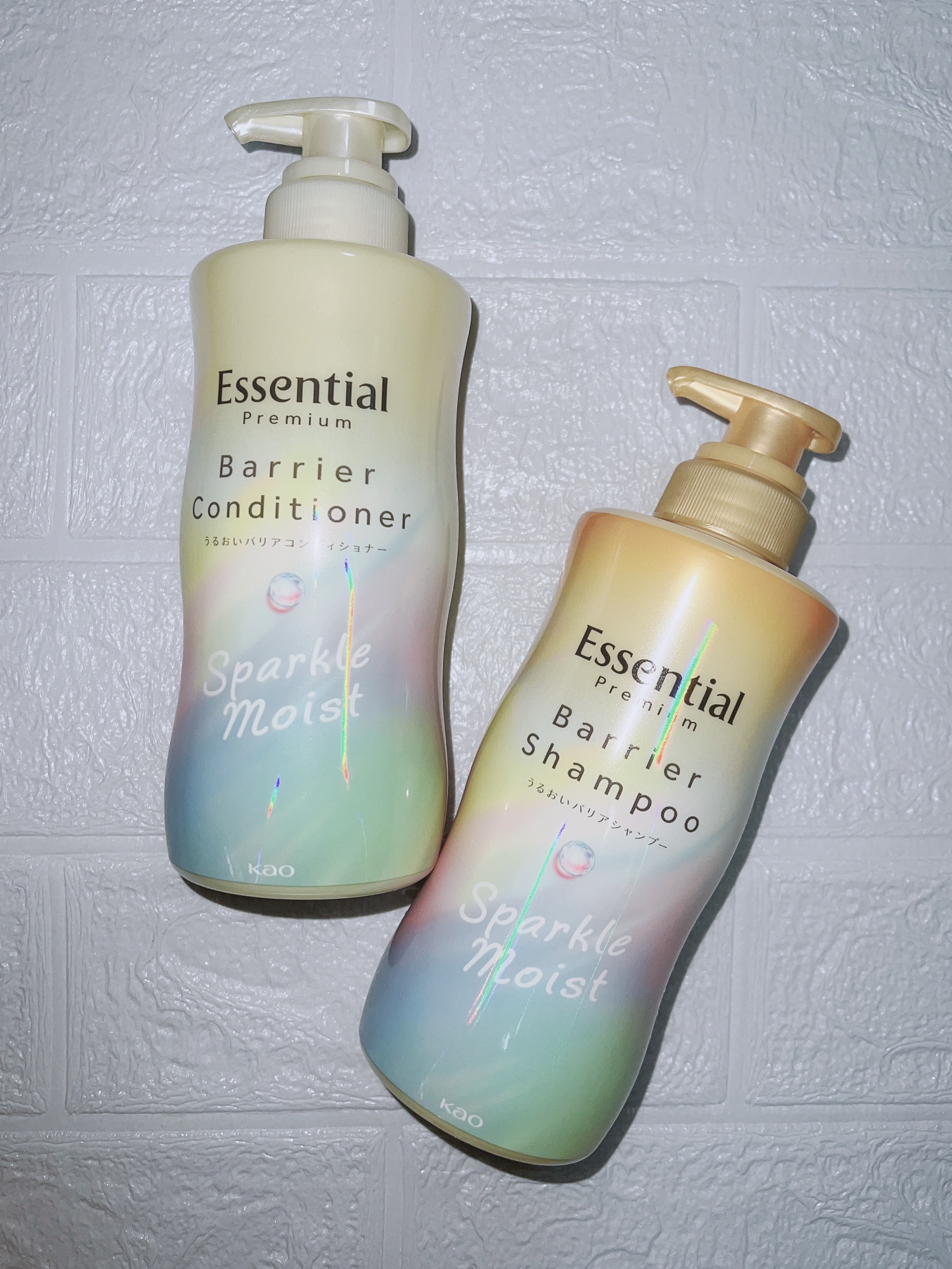 エッセンシャルプレミアム バリアシャンプー・コンディショナー スパークルモイスト/エッセンシャル/市販シャンプーを使ったクチコミ（1枚目）