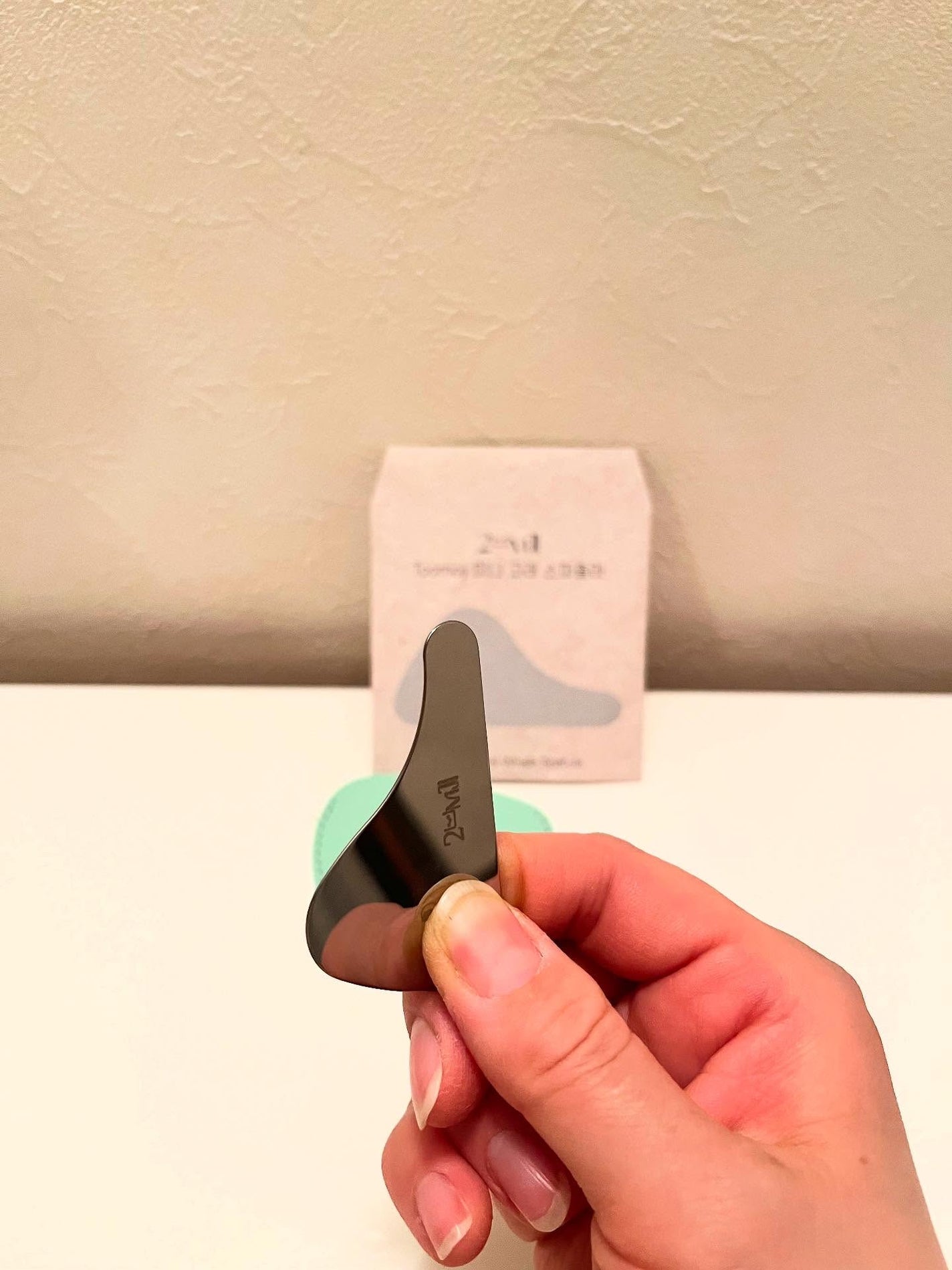 ミニクジラスパチュラカッサ/Toomoji/かっさプレートを使ったクチコミ(4枚目)