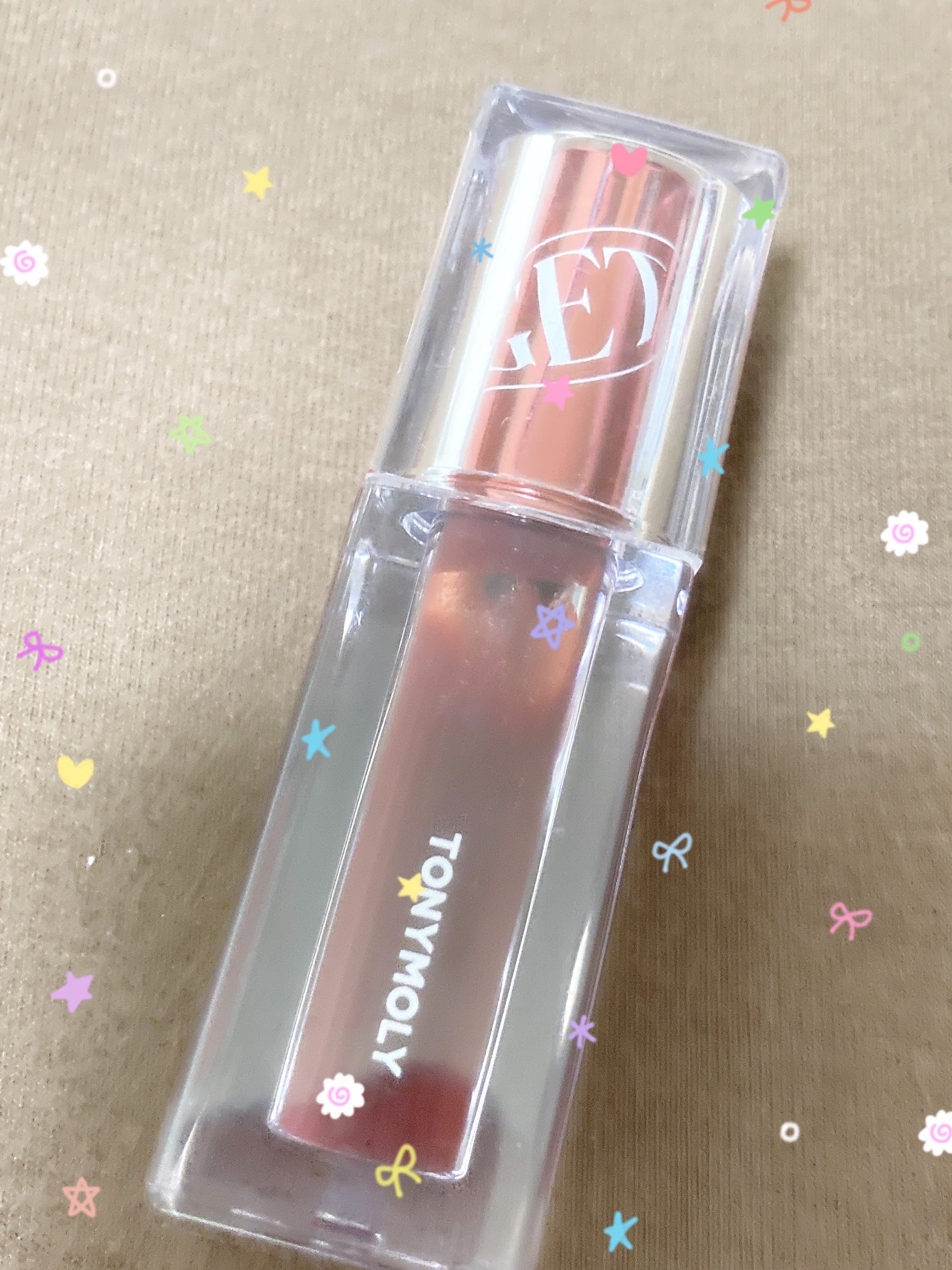 ゲットイットティント ウォーターフルバター/TONYMOLY/リップティントを使ったクチコミ(1枚目)