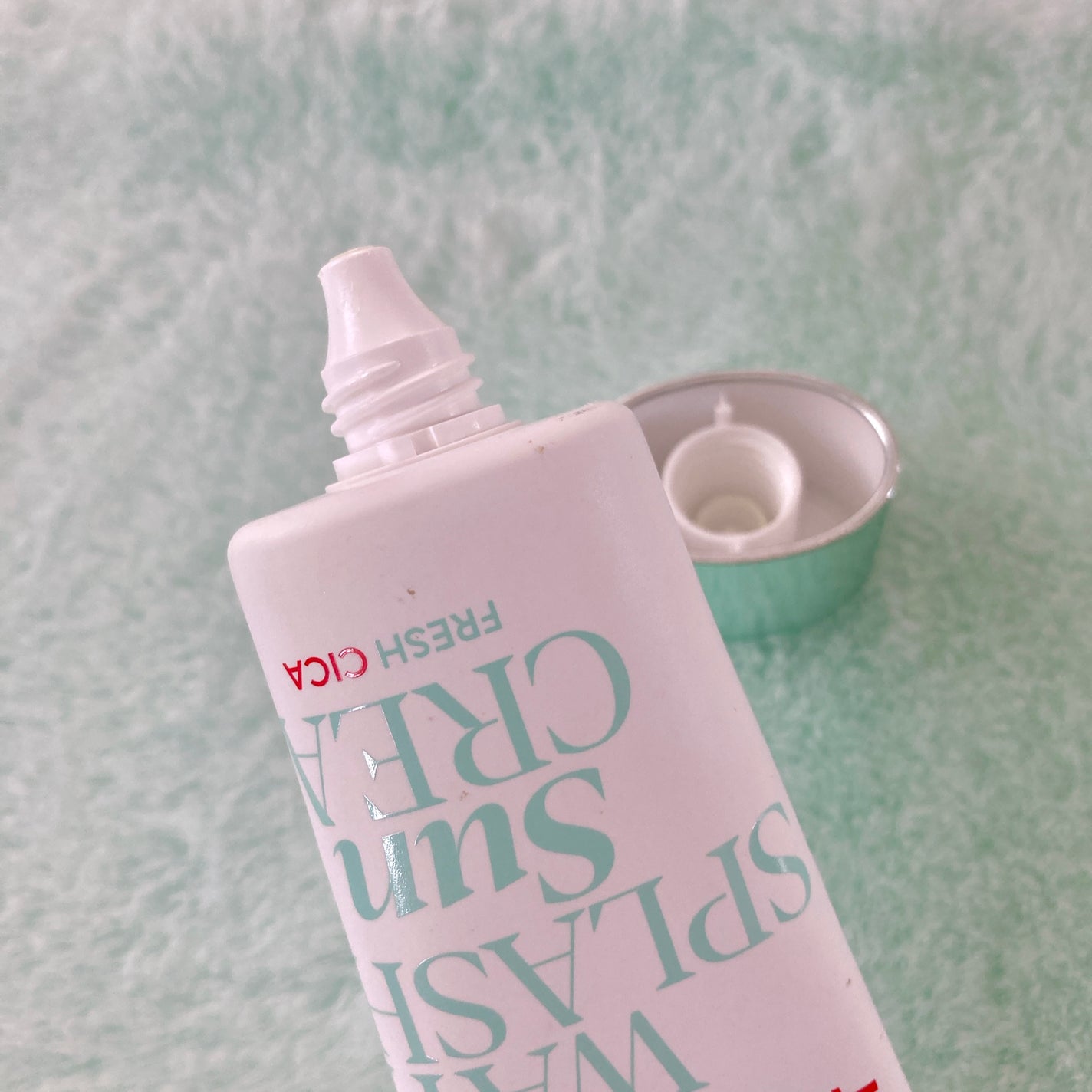 ウォータースプラッシュ サンクリーム フレッシュ CICA/espoir/化粧下地を使ったクチコミ(7枚目)