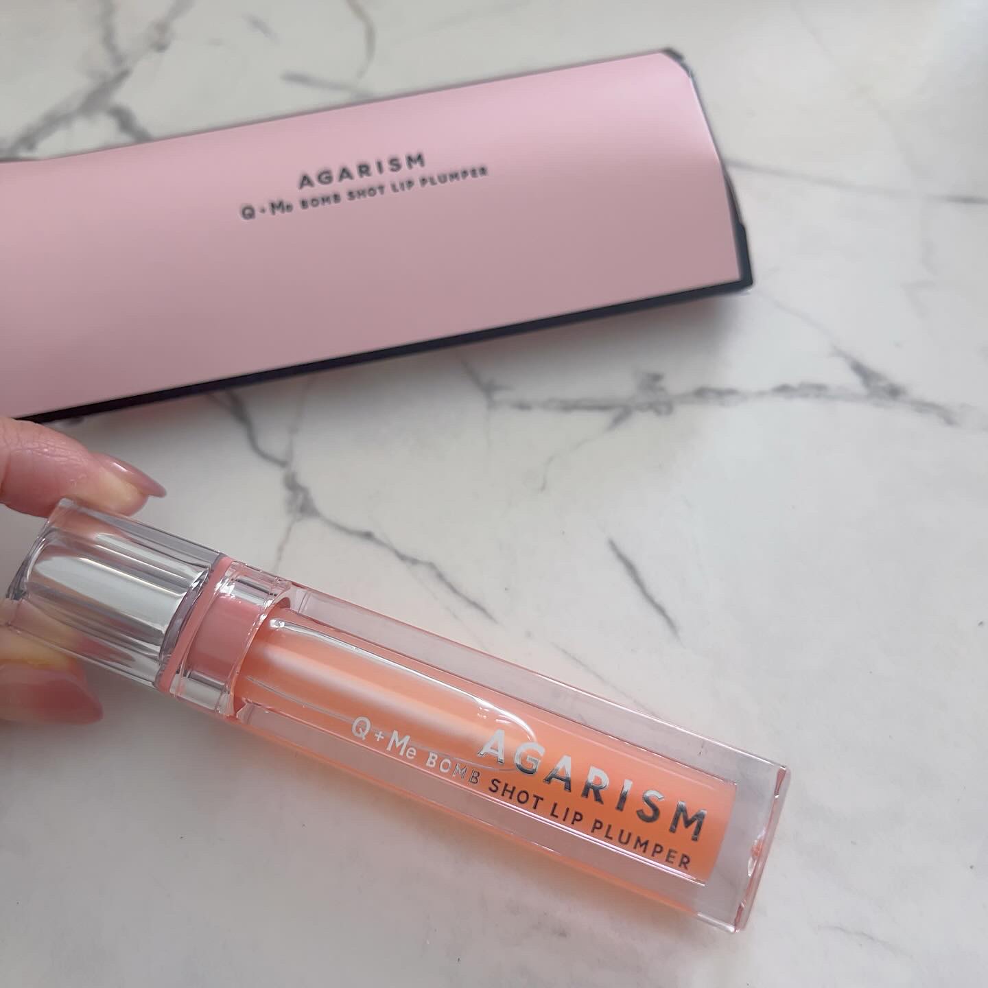 キューミ―ボムショットリッププランパー/AGARISM/リッププランパーを使ったクチコミ（3枚目）