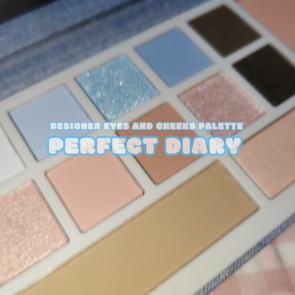 デザイナーアイズ&チークパレット 02 クールピンク/PERFECT DIARY/アイシャドウパレットの画像