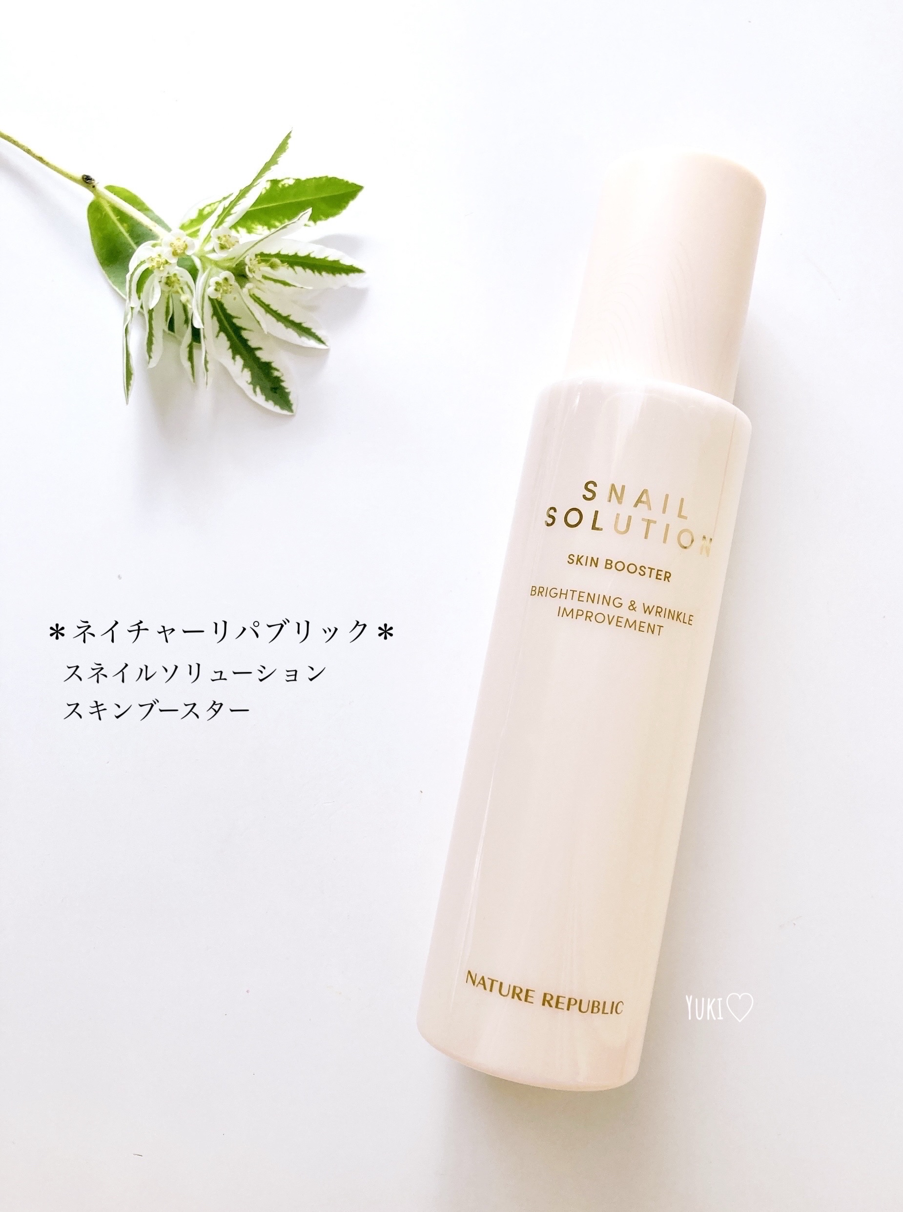 スネイルソリューション スキンブースター(R)/ネイチャーリパブリック/ブースター・導入液を使ったクチコミ（1枚目）