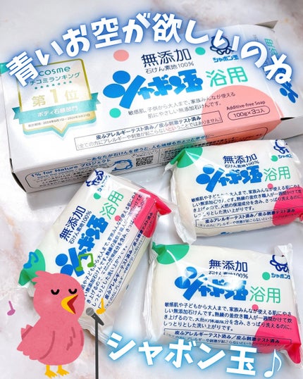 シャボン玉浴用/シャボン玉石けん/ボディ石鹸を使ったクチコミ(1枚目)