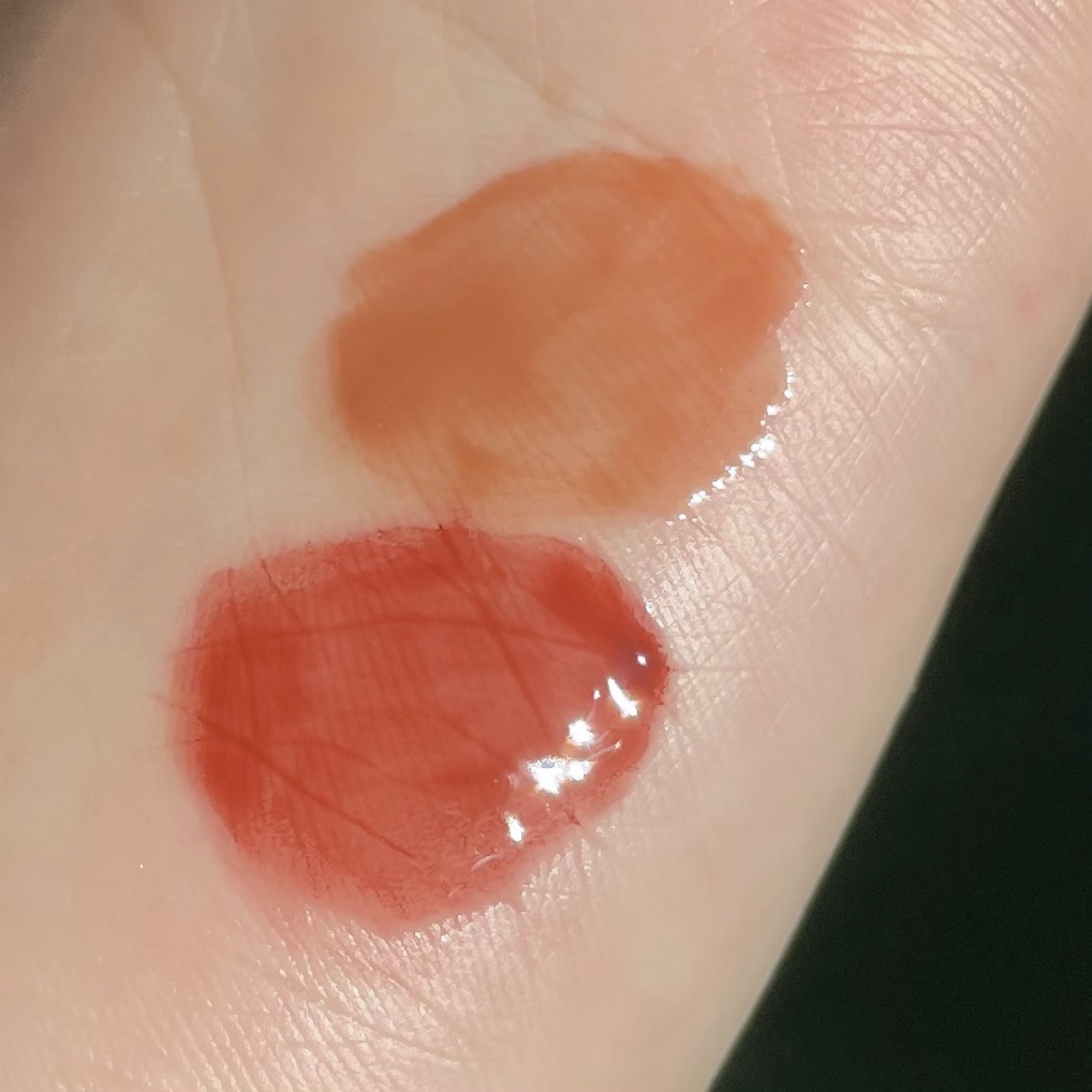 デュー ドロップ ティント 205 ハニーデュー/Coralhaze/リップティントを使ったクチコミ（2枚目）
