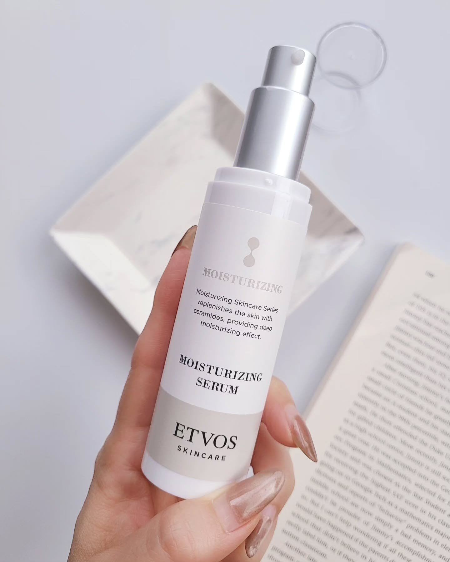 モイスチャライジングセラム/エトヴォス/美容液を使ったクチコミ（2枚目）