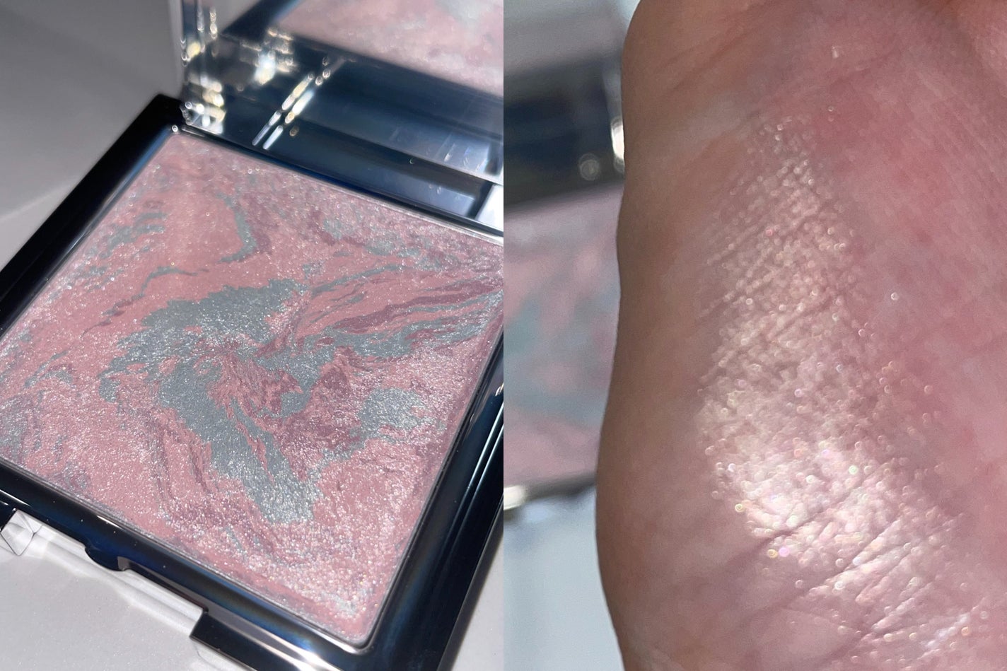 スキンルミナスハイライター/DEAR DAHLIA/パウダーハイライトを使ったクチコミ(3枚目)