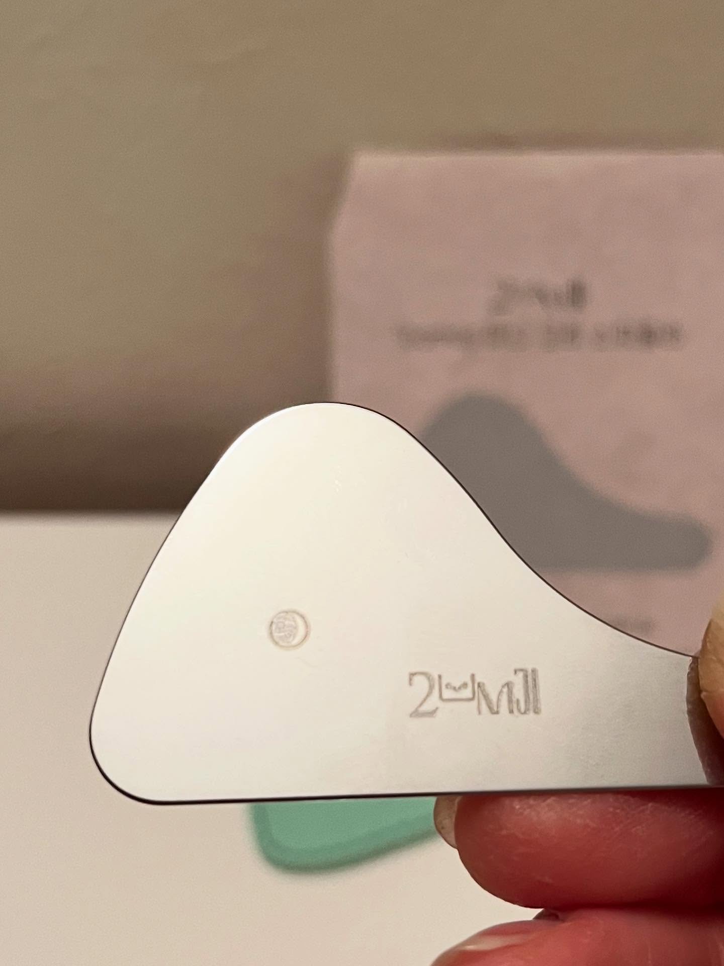 ミニクジラスパチュラカッサ/Toomoji/かっさプレートを使ったクチコミ（3枚目）