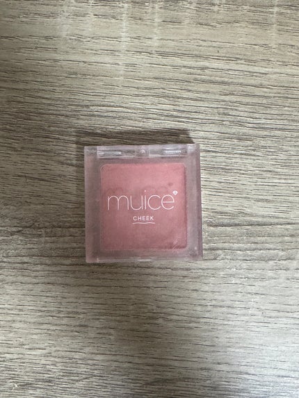 muice ぽわんチークのクチコミ「【使った商品】
muice ぽわんチーク 01 デートローズ ¥990
【商品の特徴】
コス.....」(1枚目)