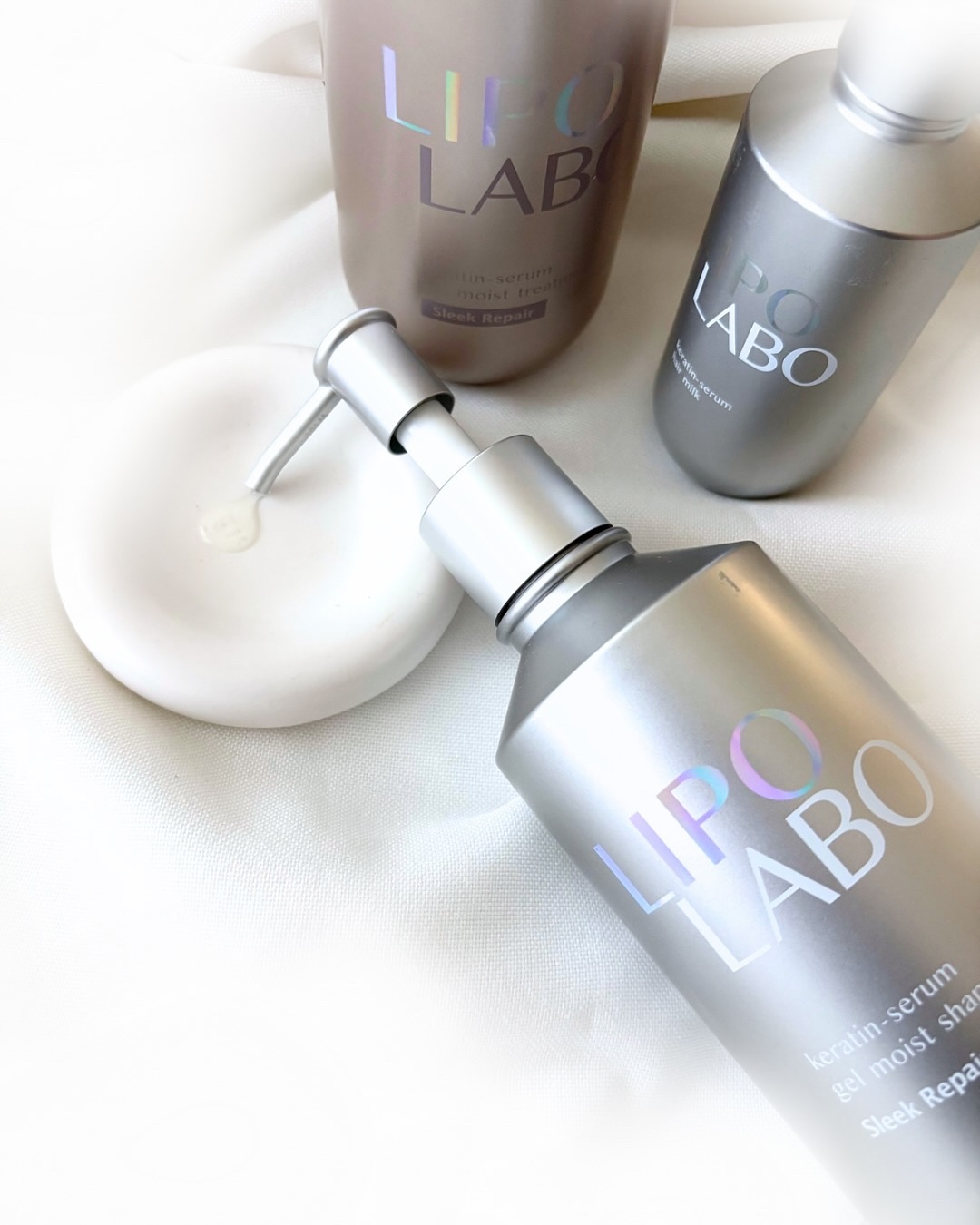 リポ ラボ ケラチンセラム ヘアミルク＊/LIPO　LABO/ヘアミルクを使ったクチコミ（3枚目）