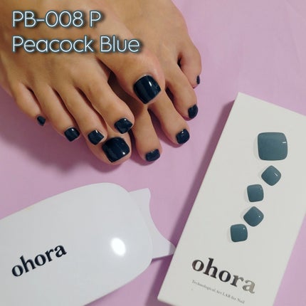 セミキュアジェルネイル(ハンド)/ohora/ネイルシールを使ったクチコミ(5枚目)